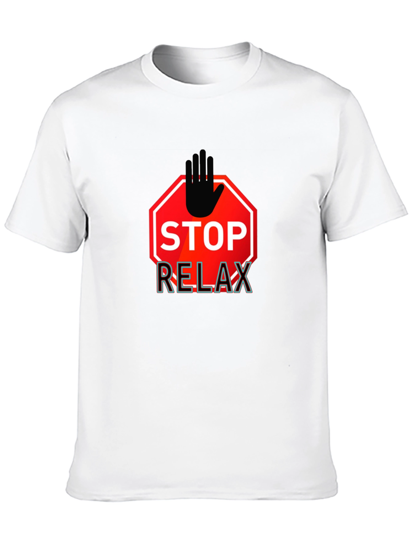 Stop Relax Mens Graphic T-Shirt