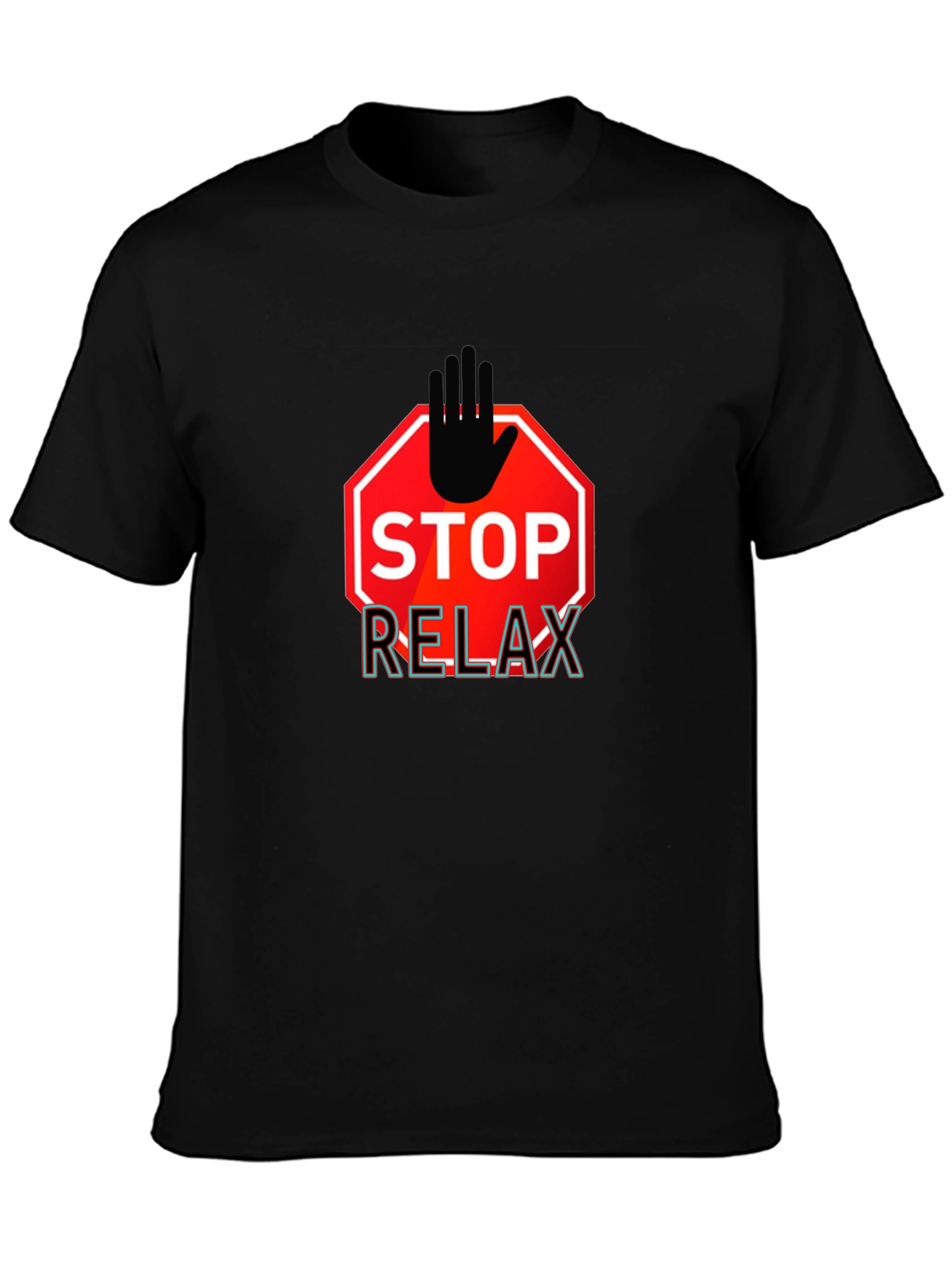 Stop Relax Mens Graphic T-Shirt