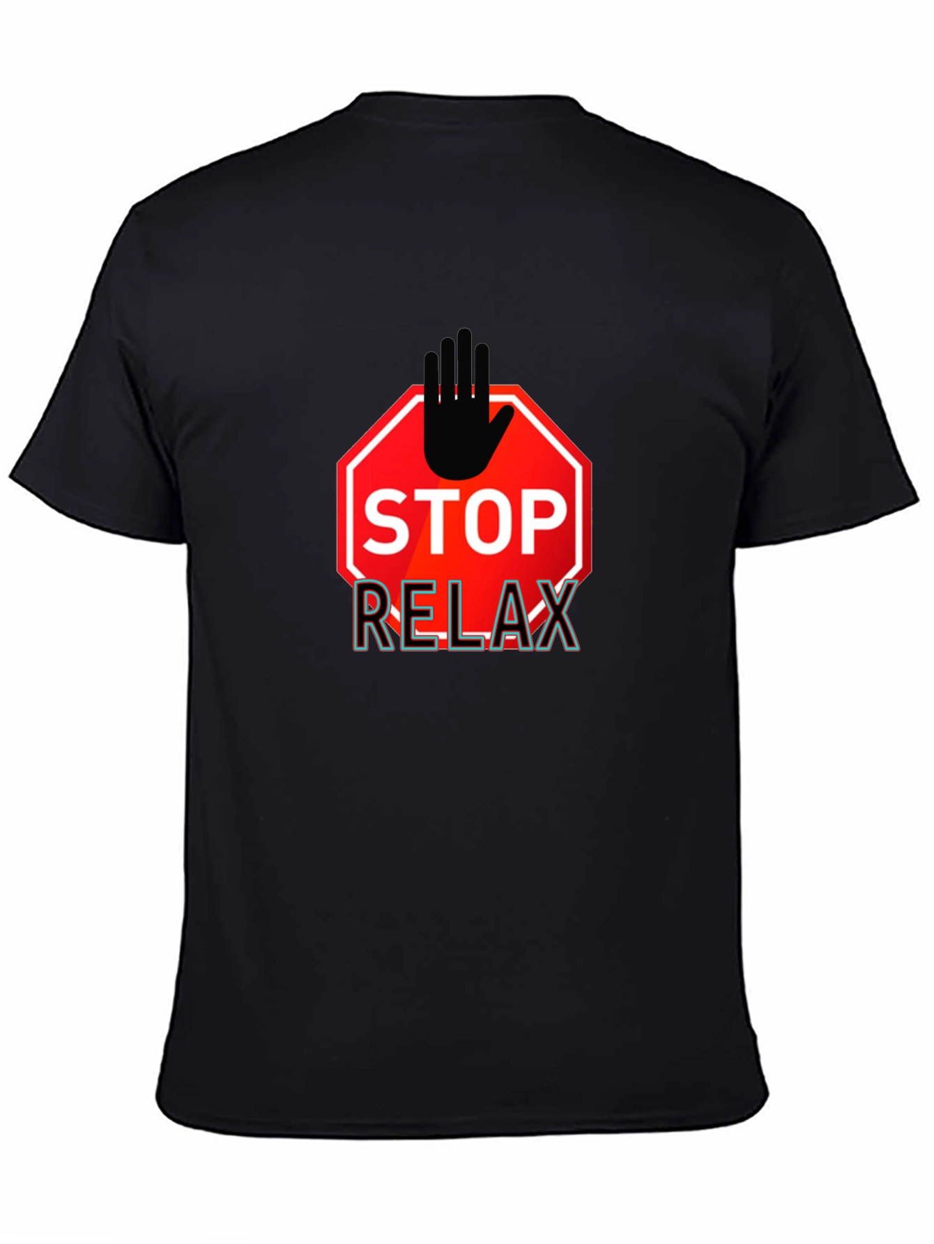 Stop Relax Mens Graphic T-Shirt