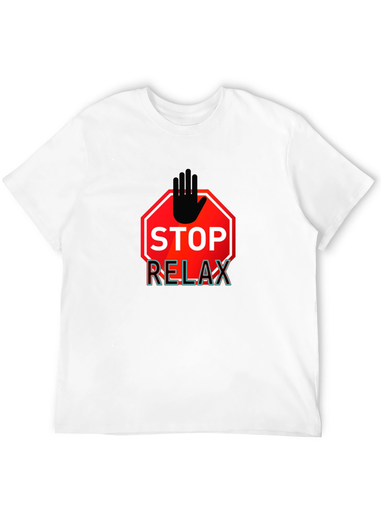 Stop Relax Mens Graphic T-Shirt