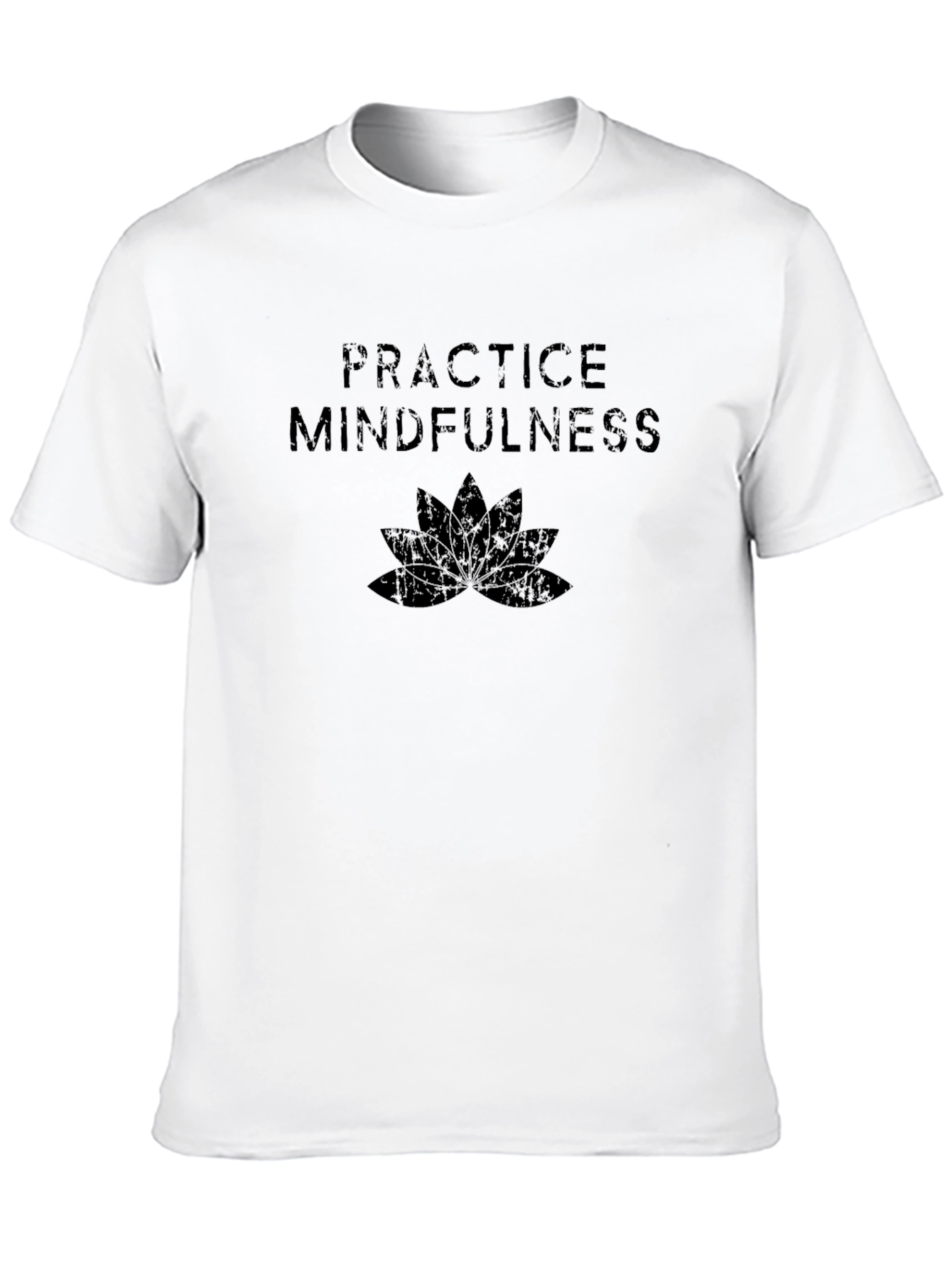 Practice Mindfulness Black T-Shirt
