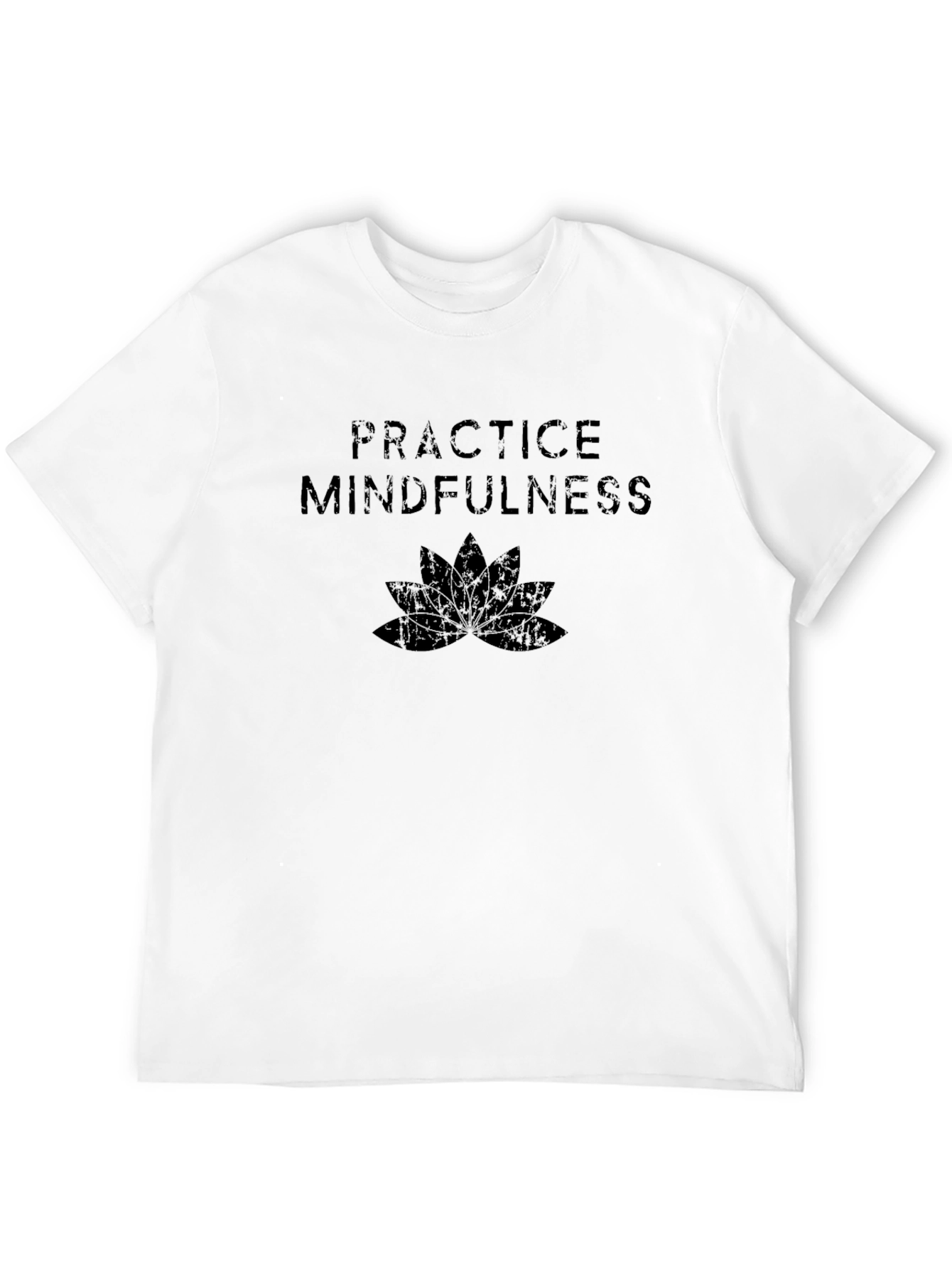 Practice Mindfulness Black T-Shirt