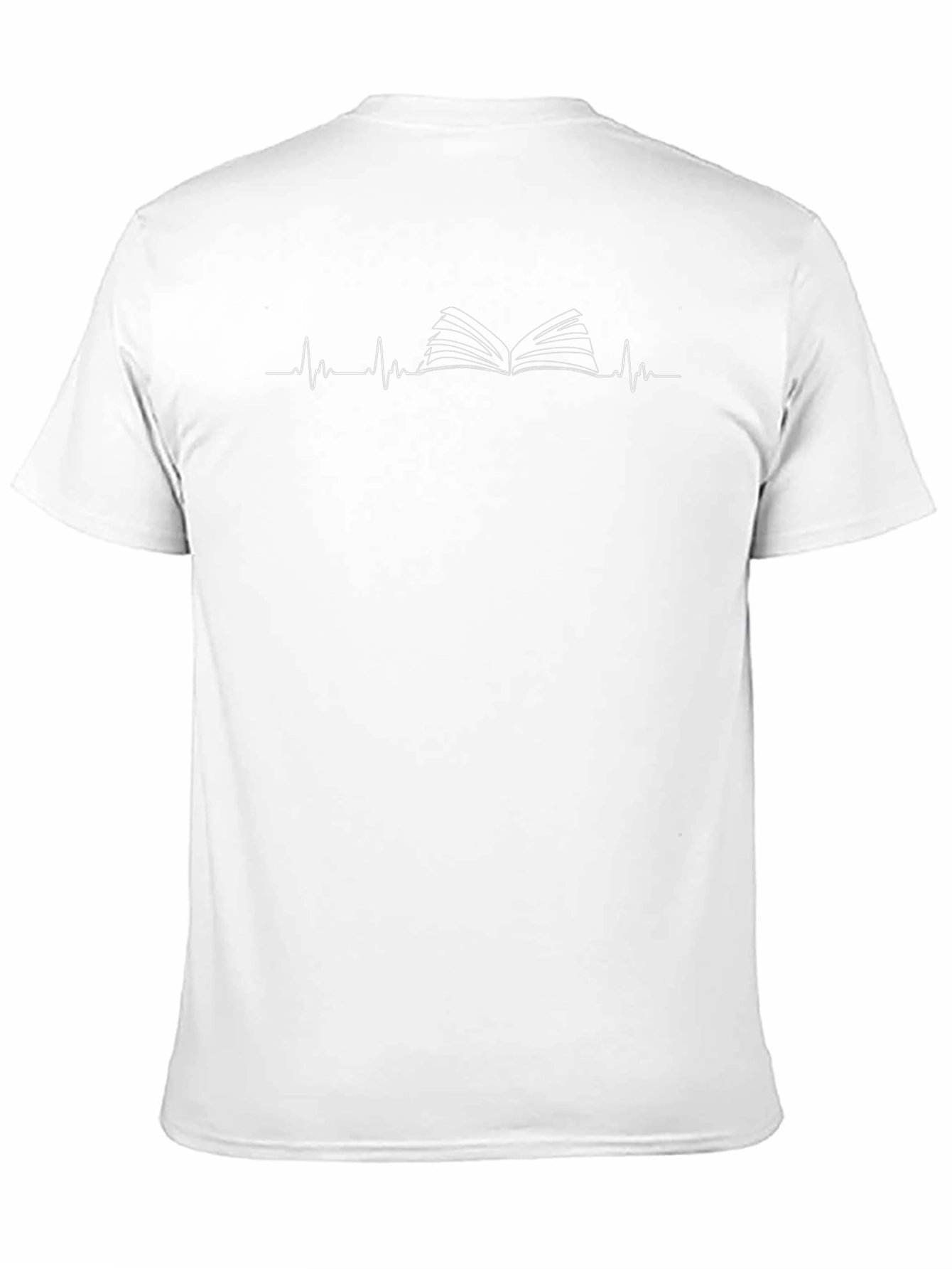 Book Lovers Heartbeat T-Shirt - Black