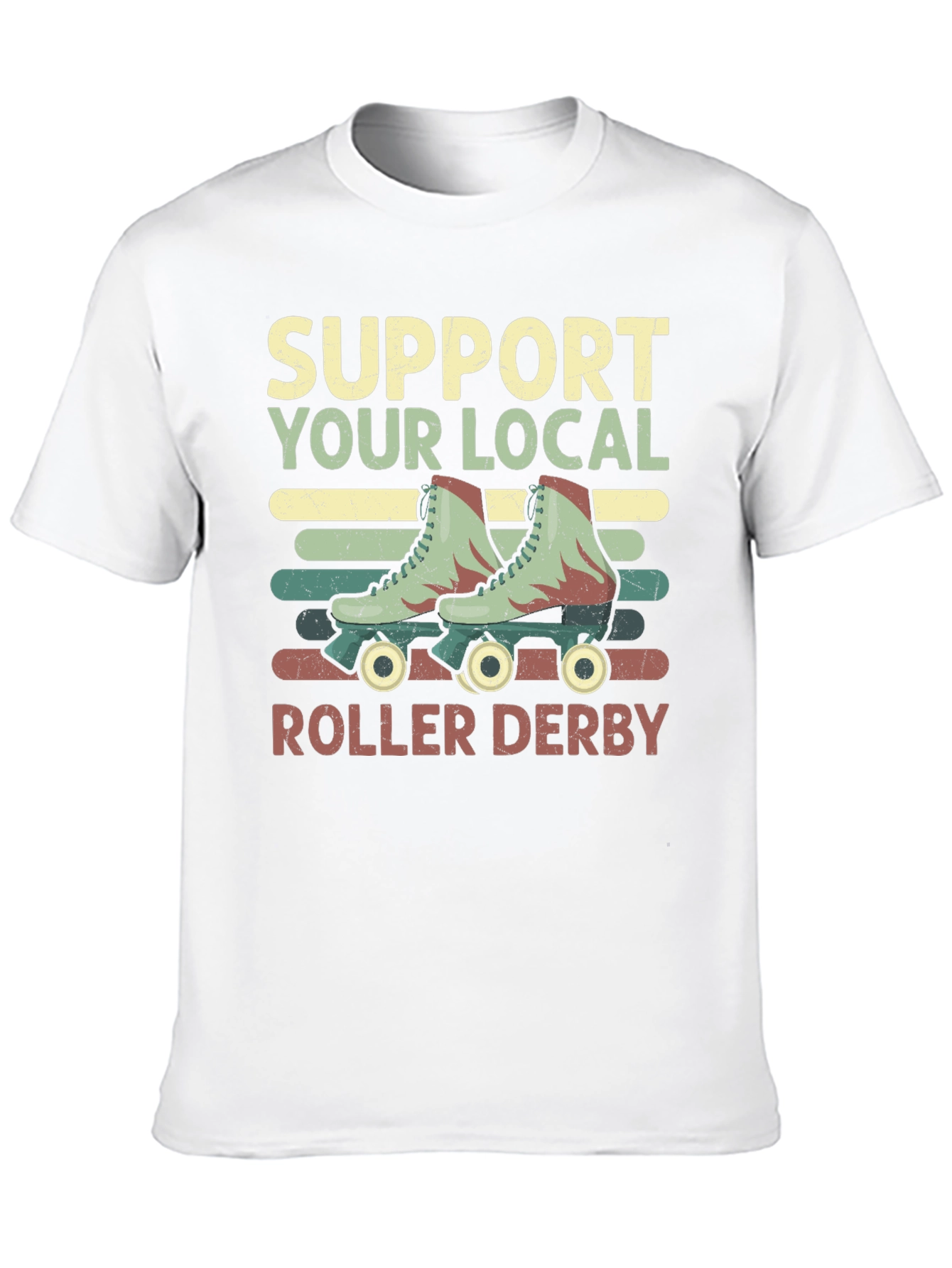 Support Your Local Roller Derby T-Shirt