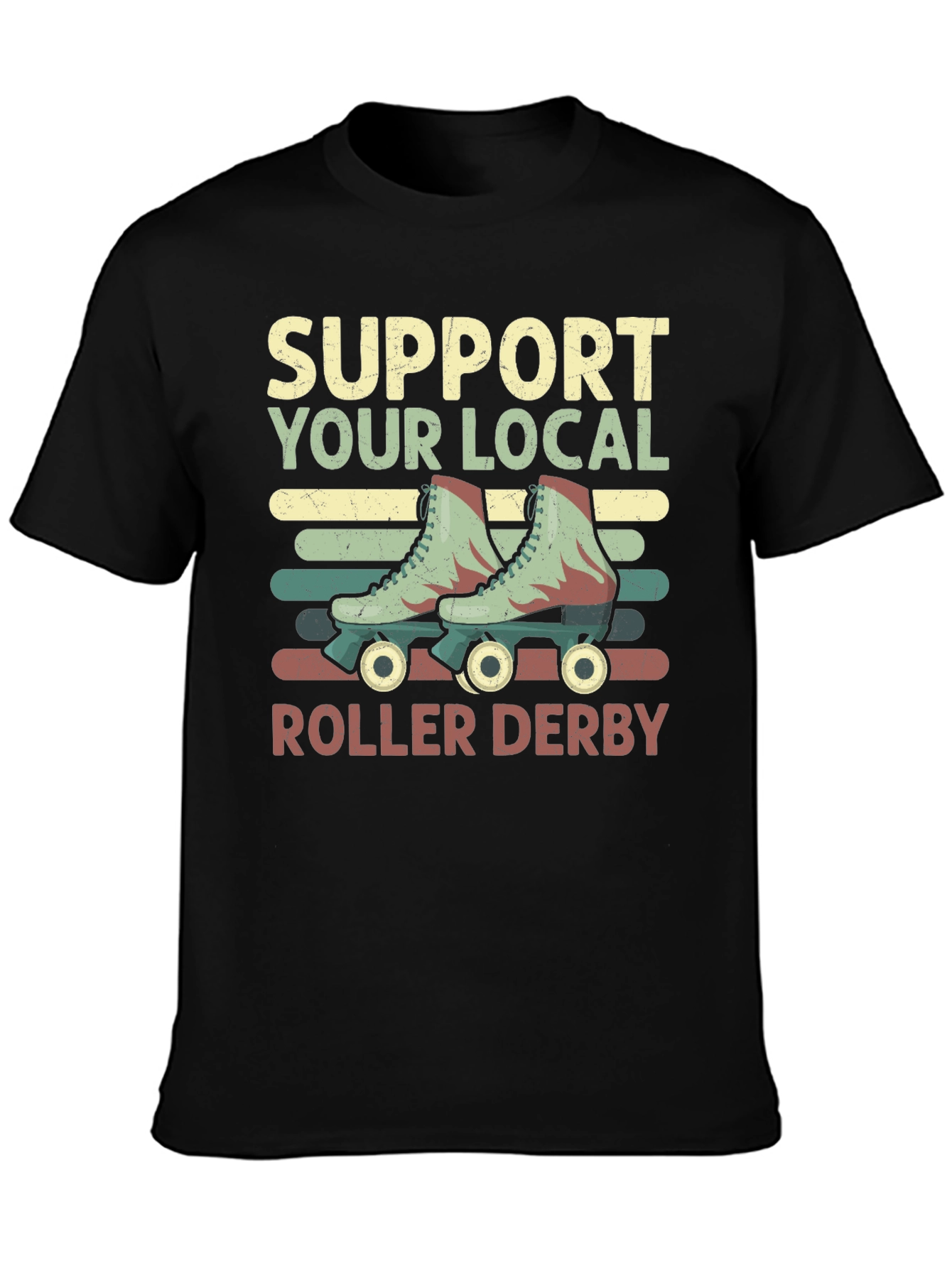Support Your Local Roller Derby T-Shirt