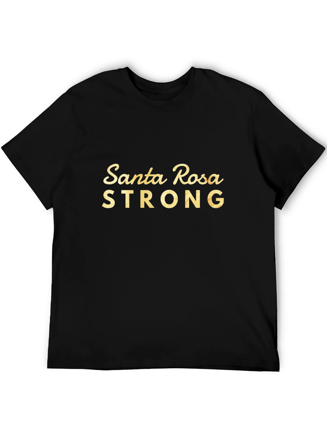 Santa Rosa Strong Black Graphic Tee