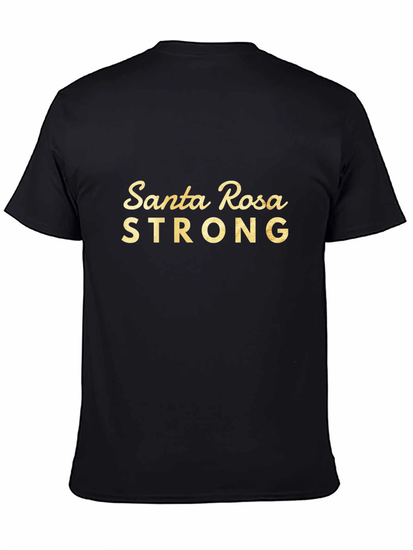 Santa Rosa Strong Black Graphic Tee
