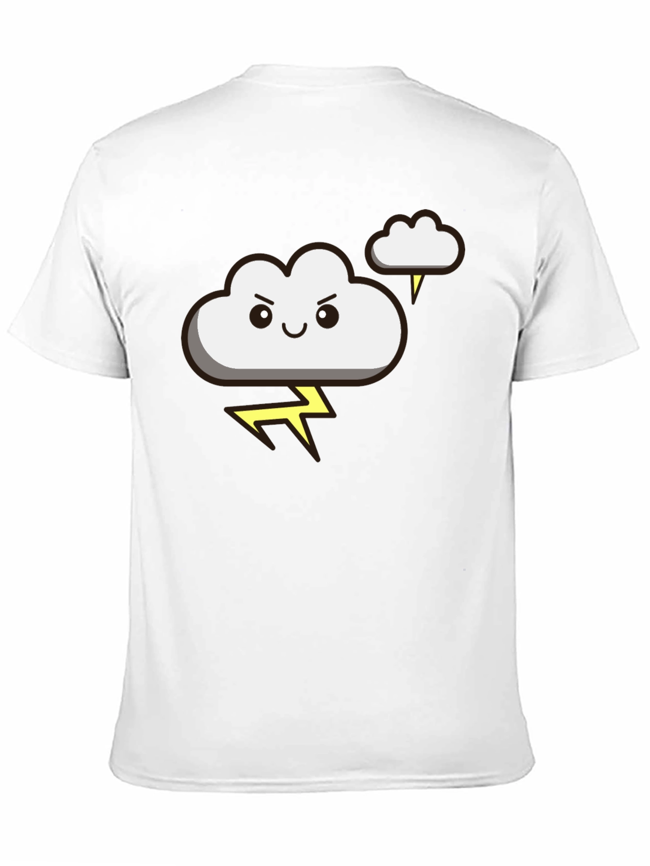 Funny Storm Cloud T-Shirt - Lightning Graphic Tee