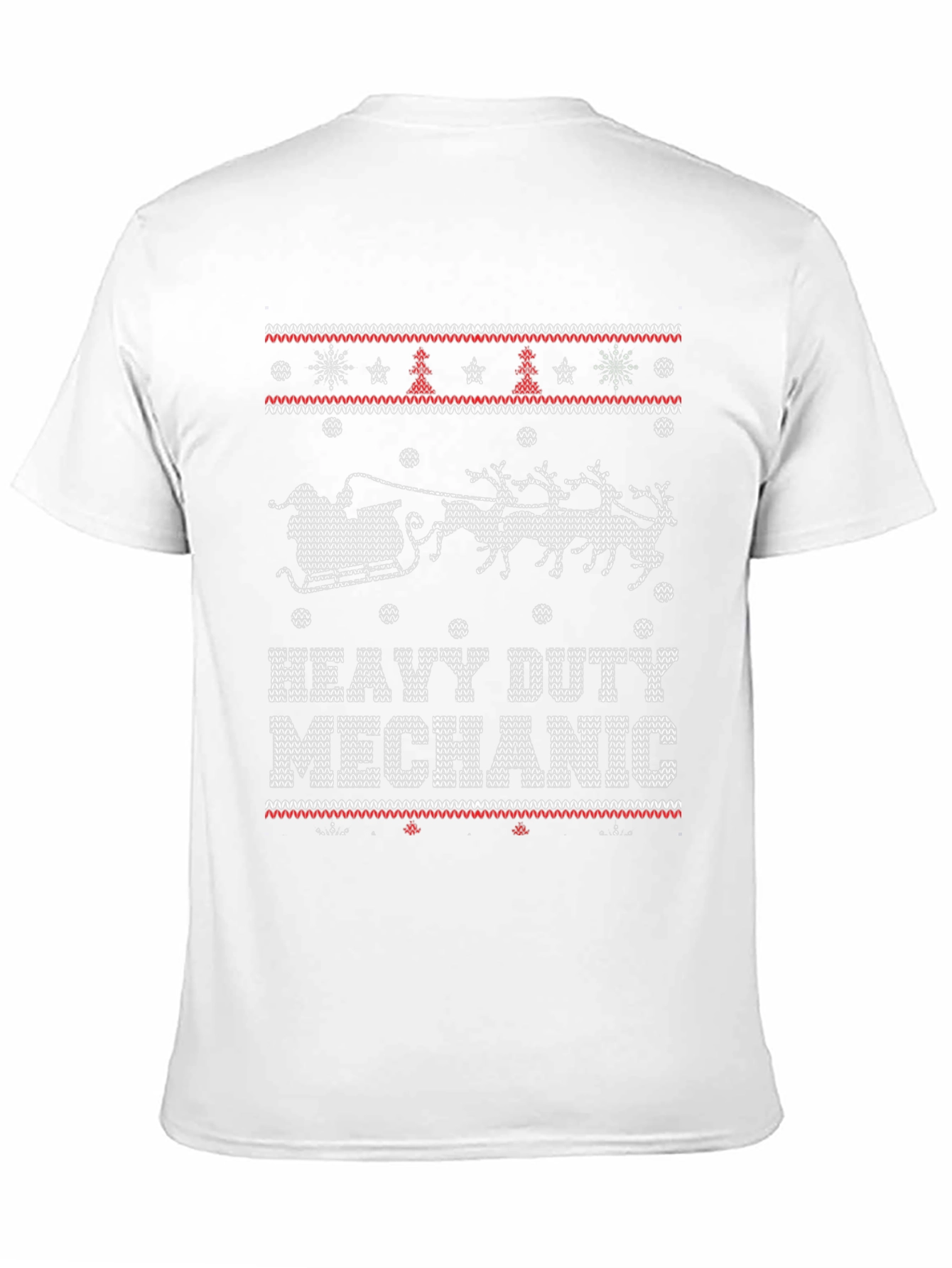 Heavy Duty Mechanic Ugly Christmas Sweater T-Shirt