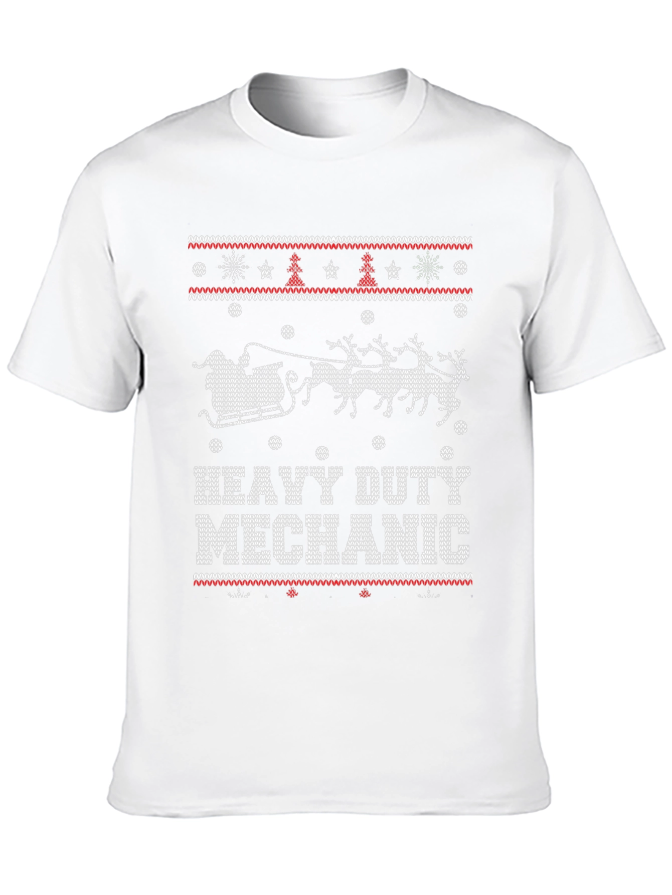 Heavy Duty Mechanic Ugly Christmas Sweater T-Shirt