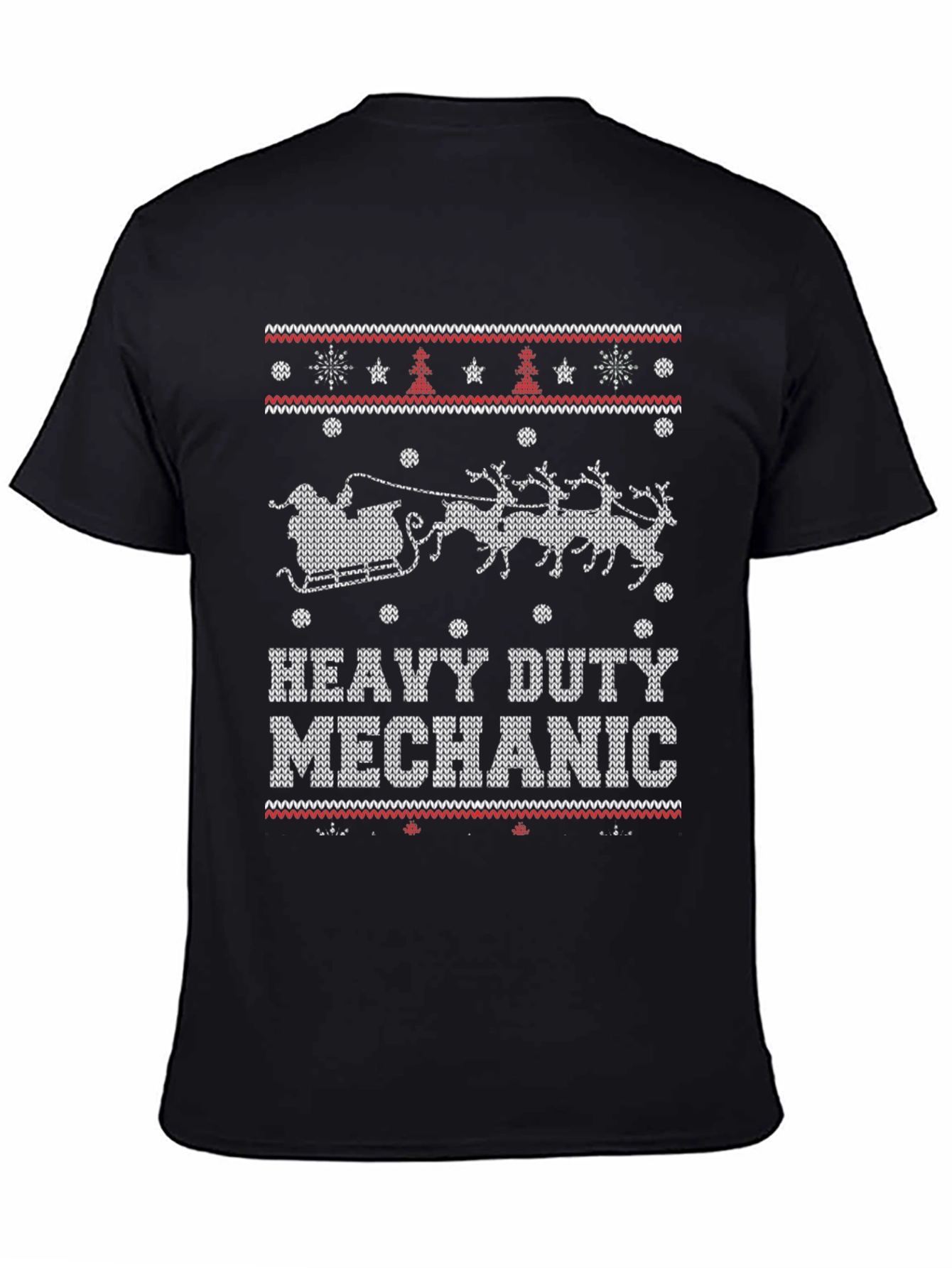 Heavy Duty Mechanic Ugly Christmas Sweater T-Shirt
