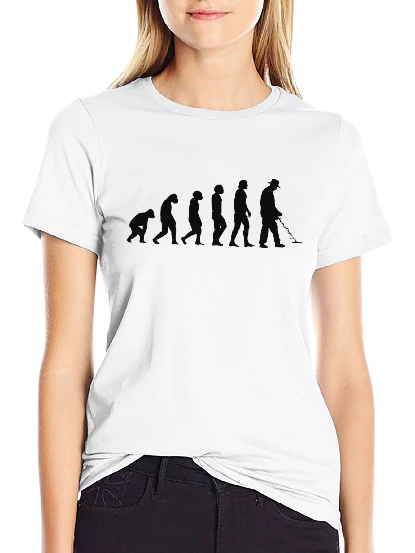 Evolution of Golf Black T-Shirt