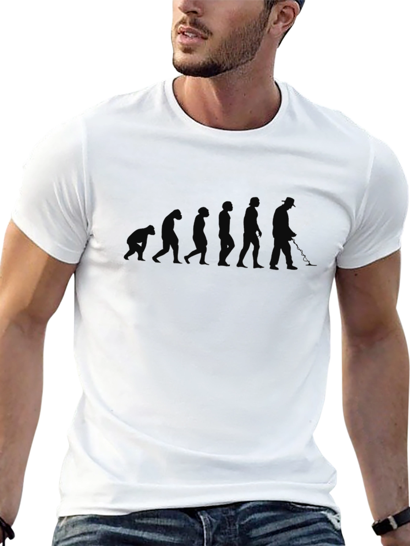 Evolution of Golf Black T-Shirt