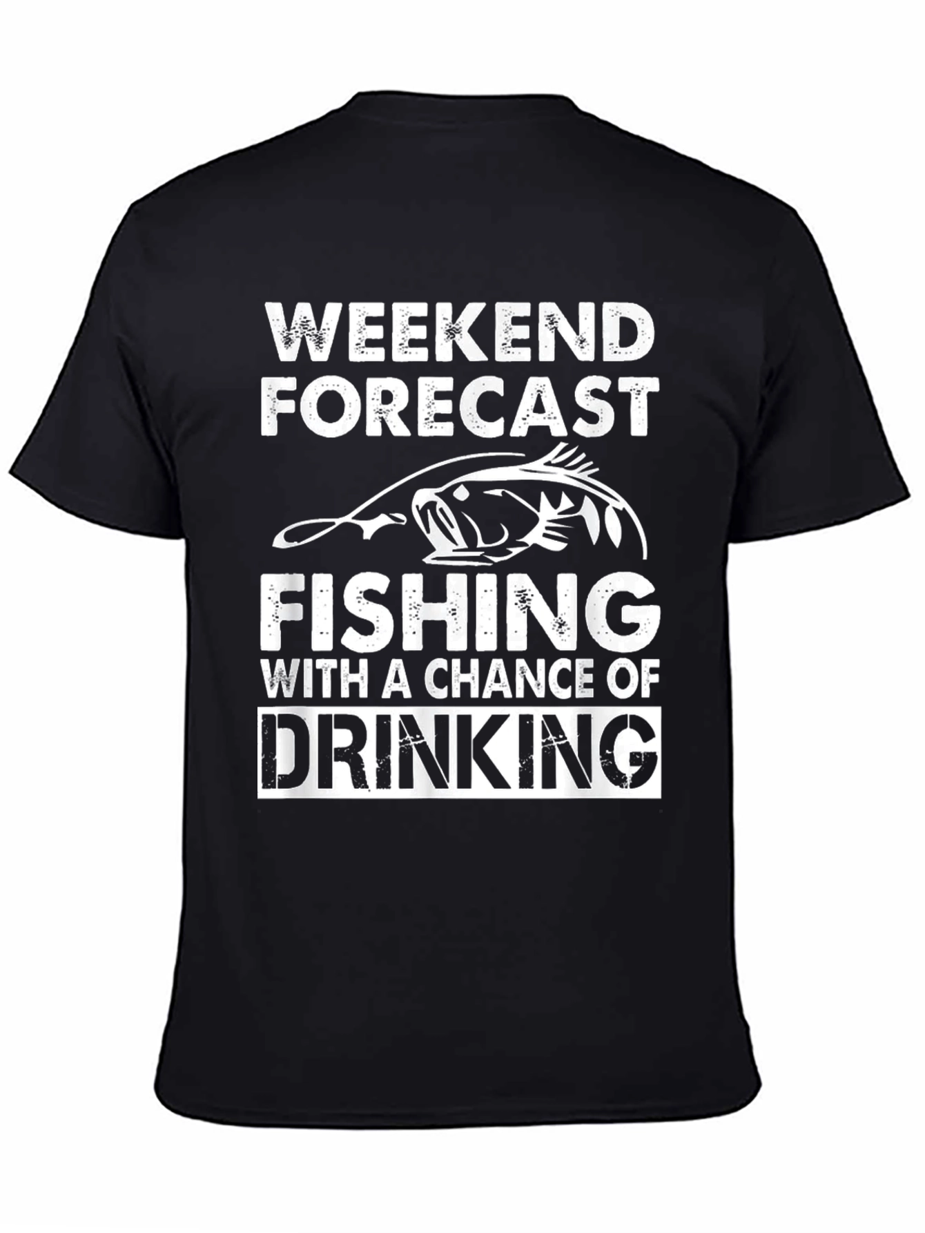 Weekend Forecast Fishing & Drinking Graphic Tee