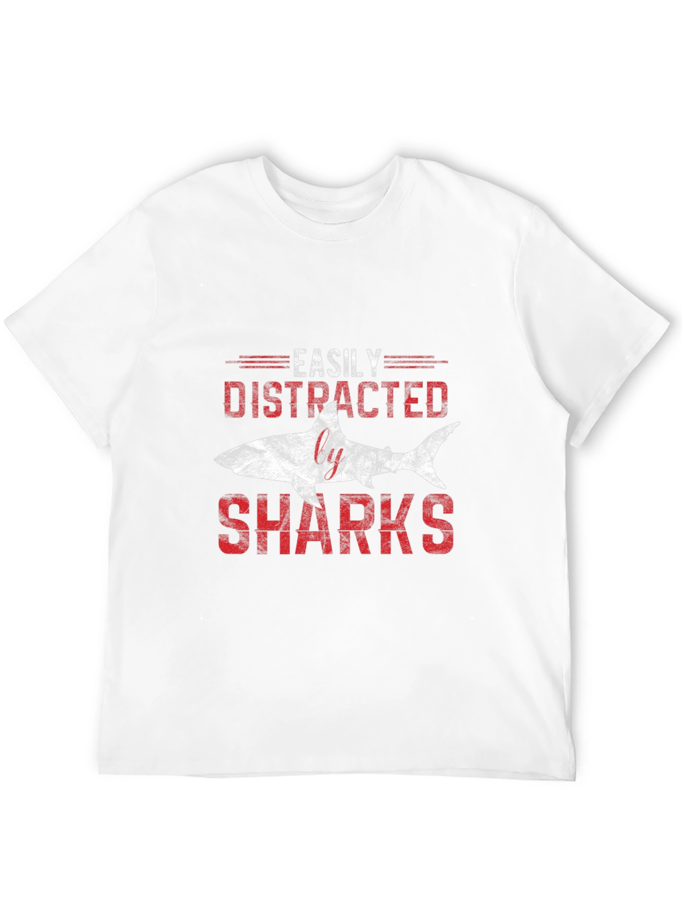 Easily Distracted by Sharks Graphic T-Shirt