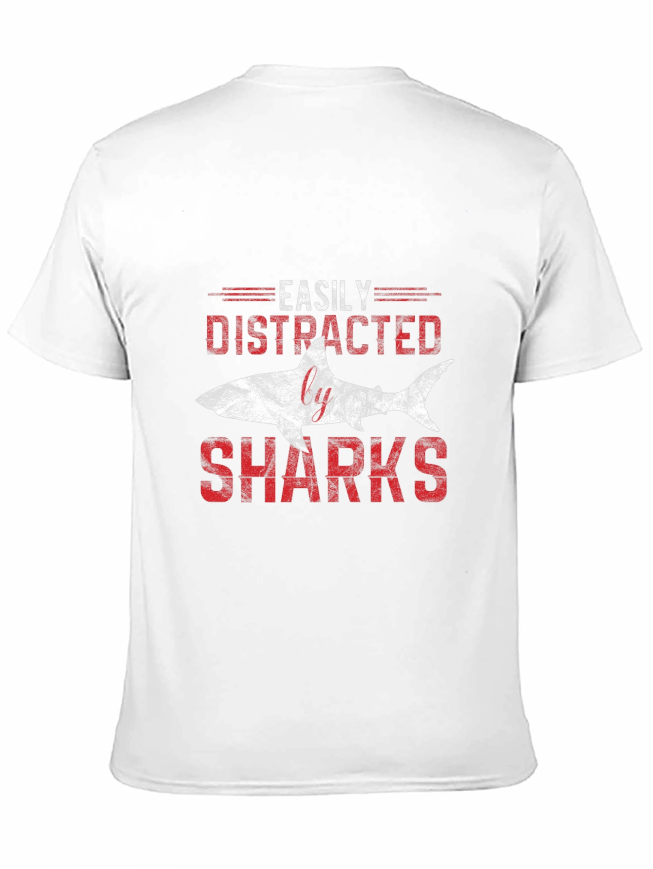 Easily Distracted by Sharks Graphic T-Shirt