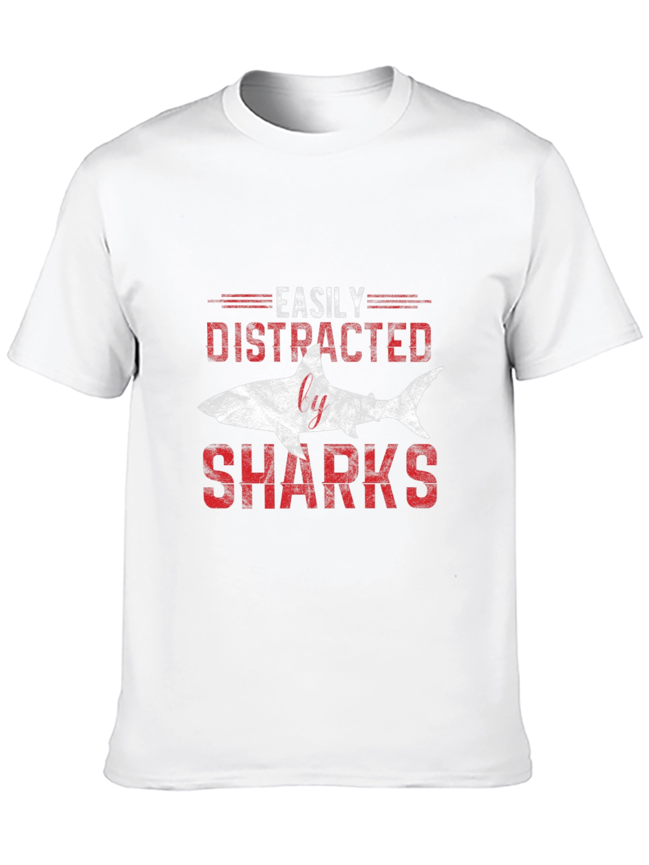 Easily Distracted by Sharks Graphic T-Shirt