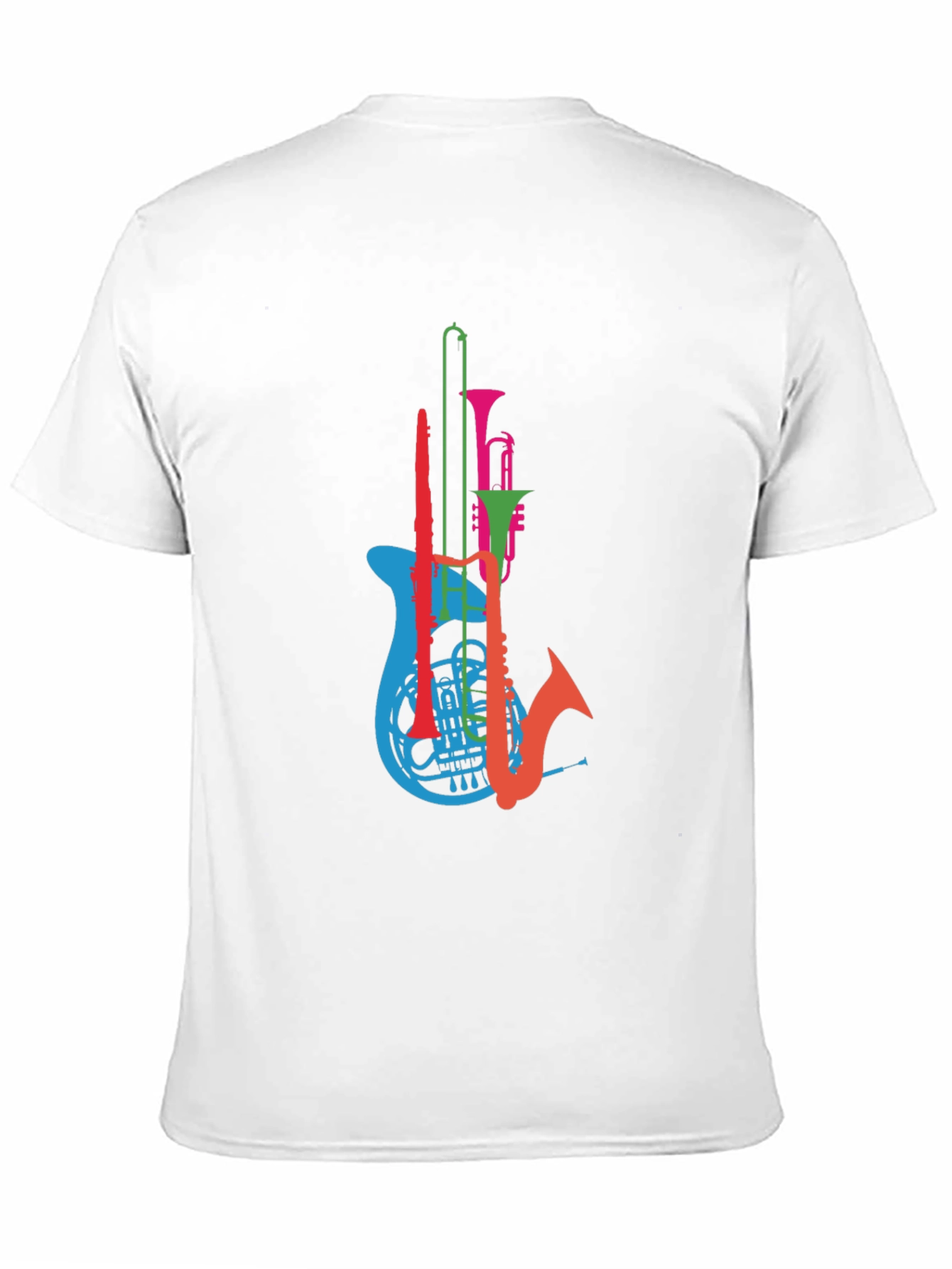 Musical Instrument T-Shirt - Mens Black Graphic Tee