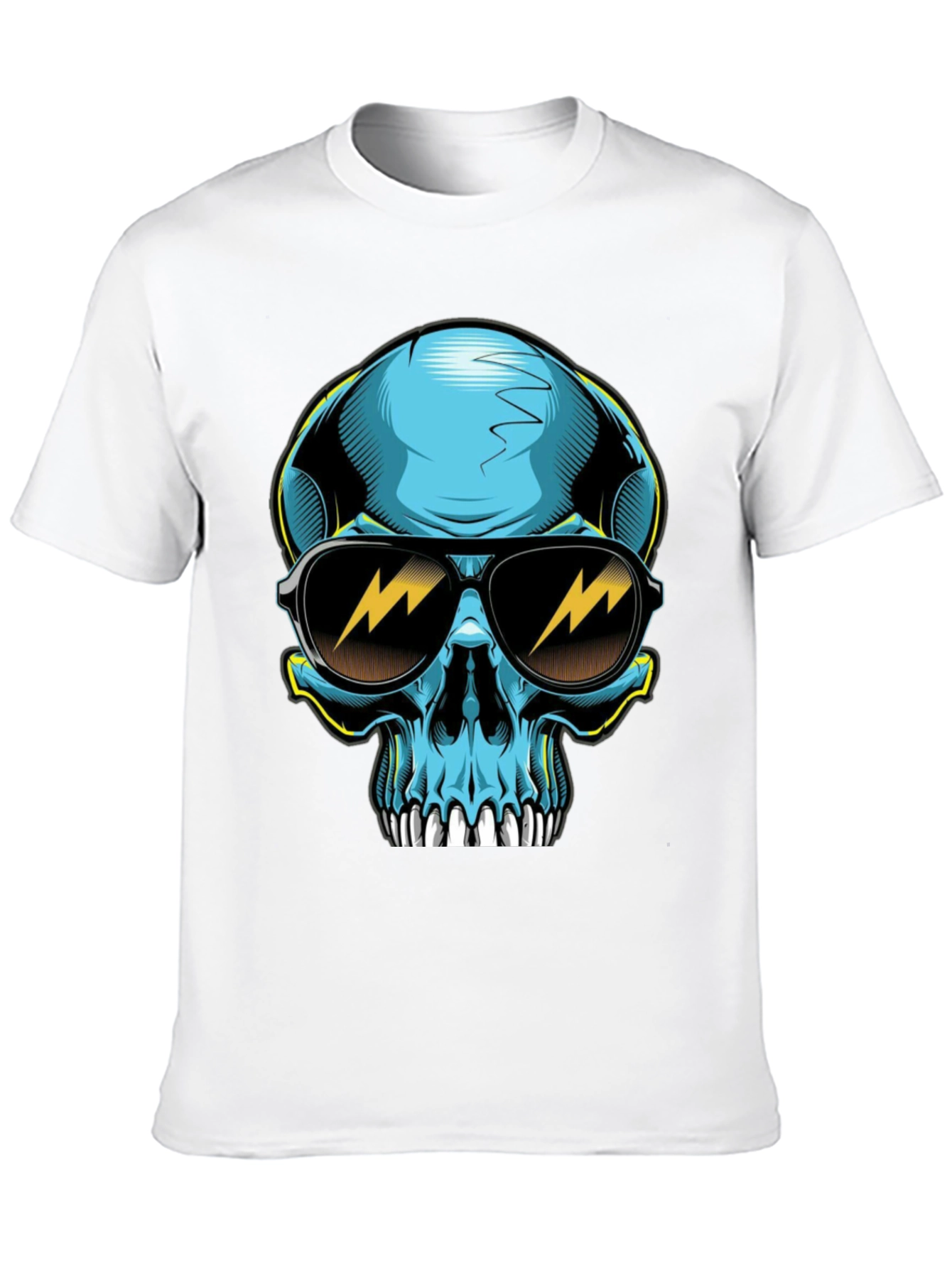 Cool Skull Graphic Tee - Black T-Shirt