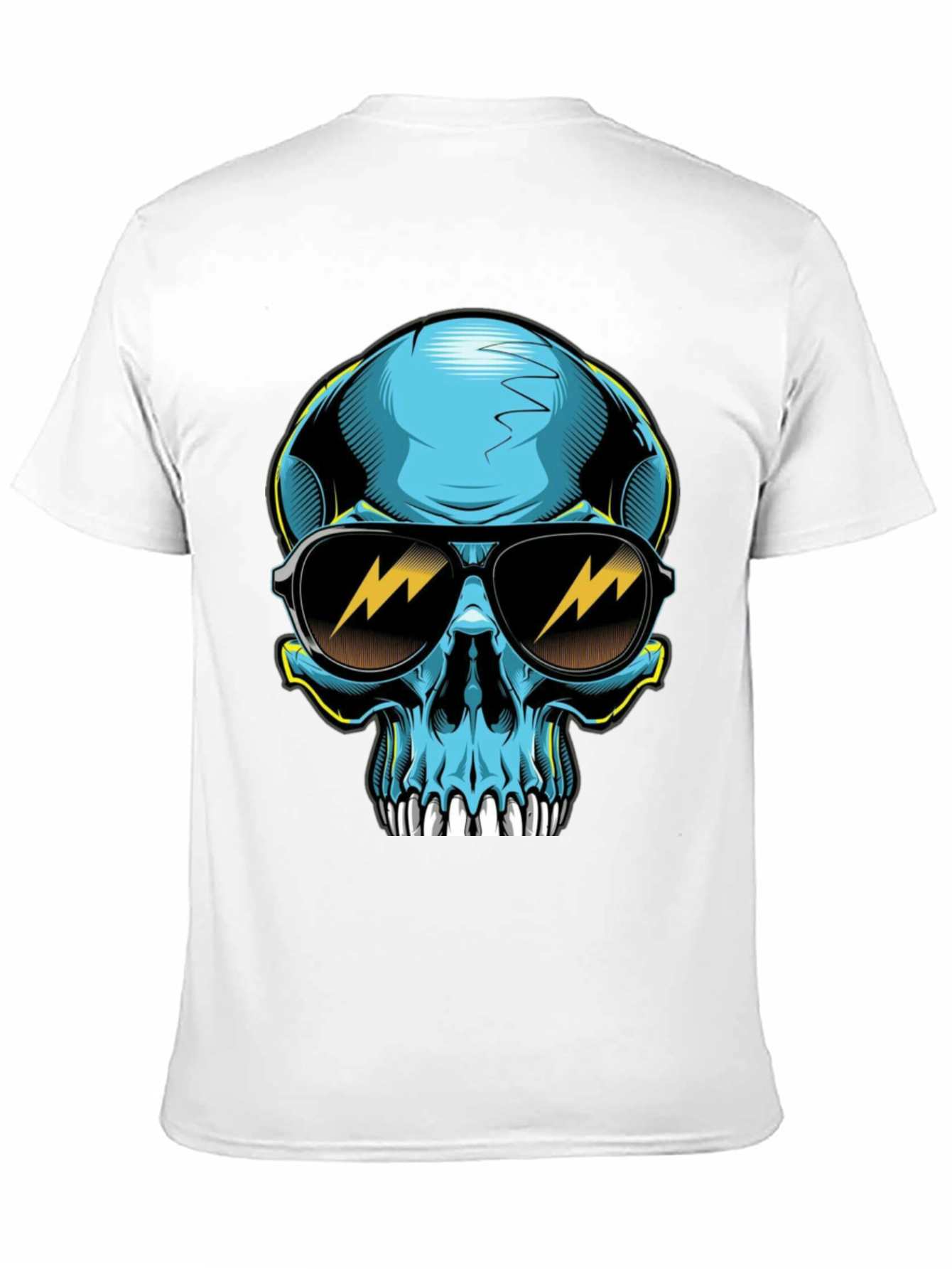 Cool Skull Graphic Tee - Black T-Shirt