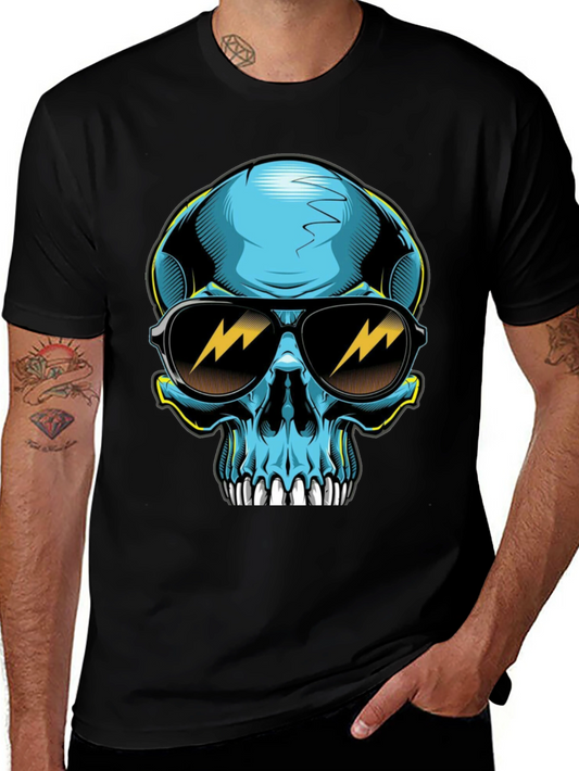 Cool Skull Graphic Tee - Black T-Shirt