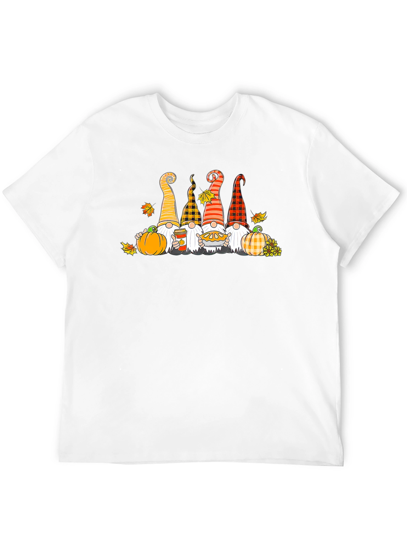 Fall Gnomes T-Shirt Autumn Harvest Theme
