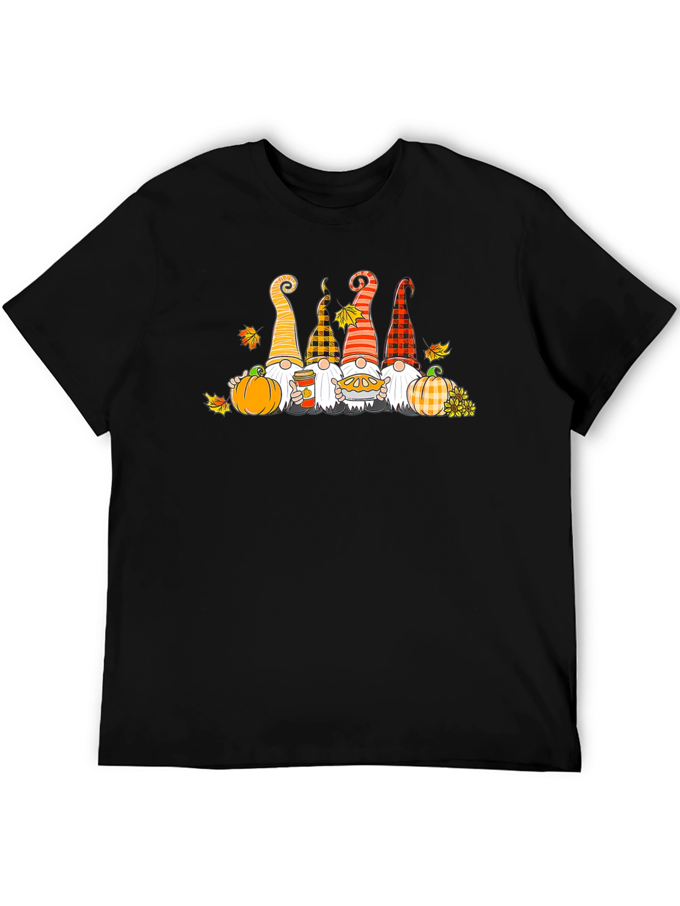 Fall Gnomes T-Shirt Autumn Harvest Theme