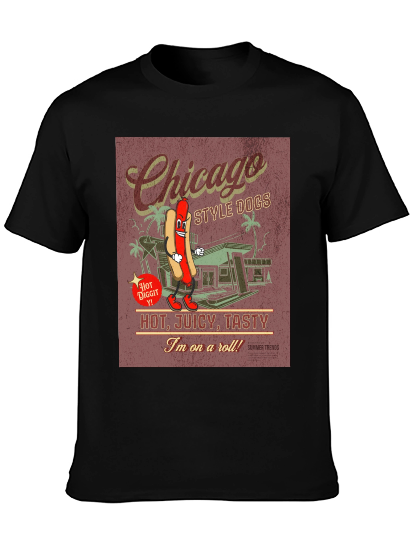 Chicago Style Dogs Graphic T-Shirt