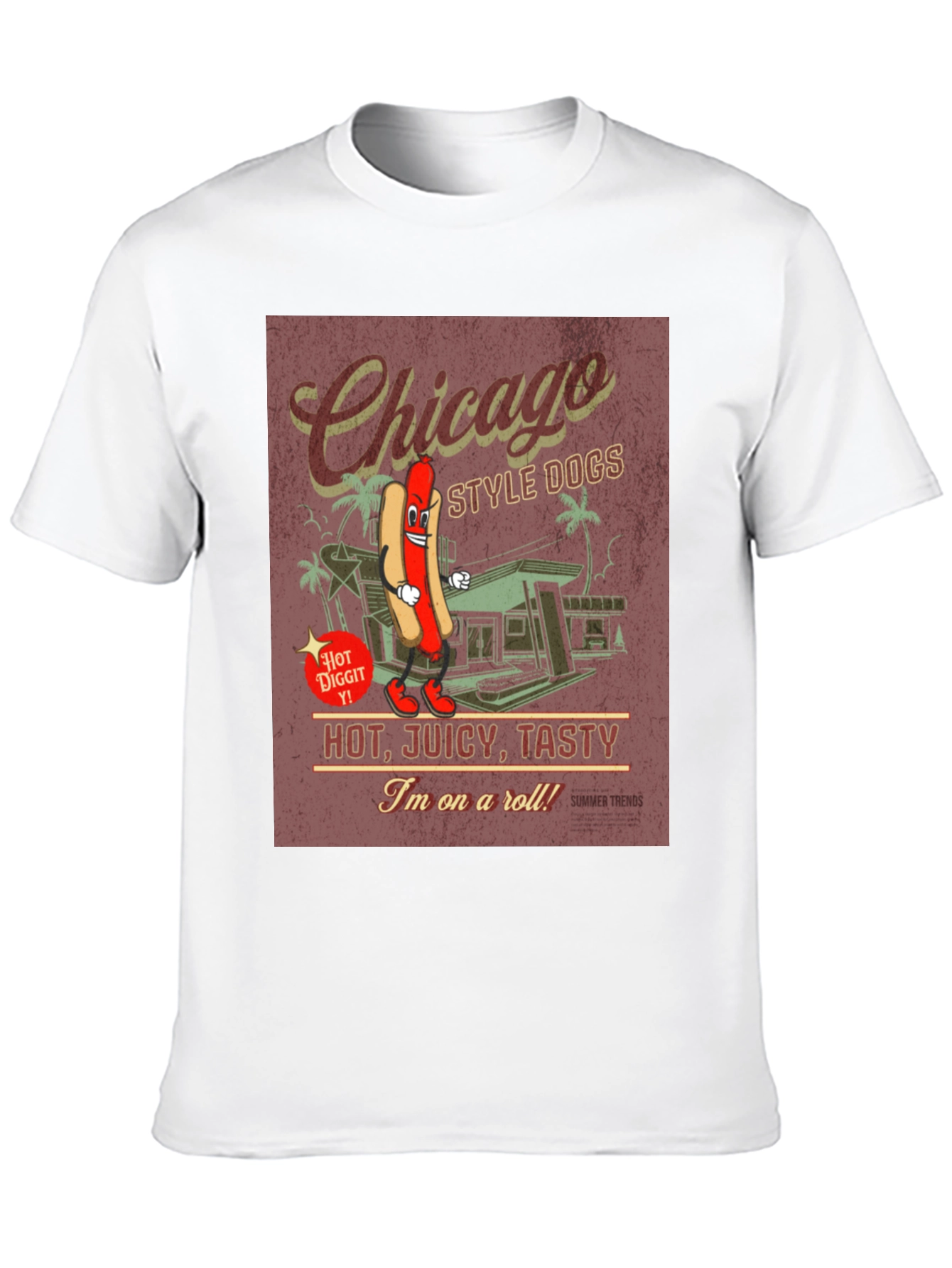 Chicago Style Dogs Graphic T-Shirt