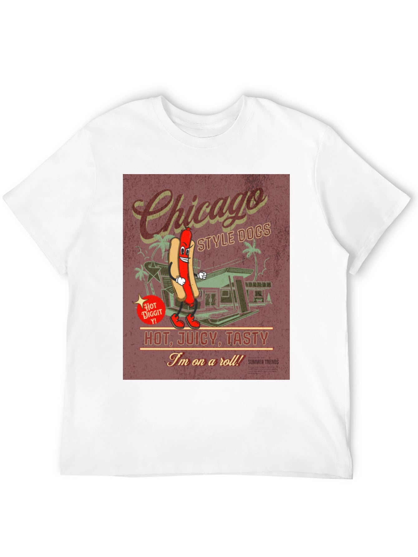Chicago Style Dogs Graphic T-Shirt