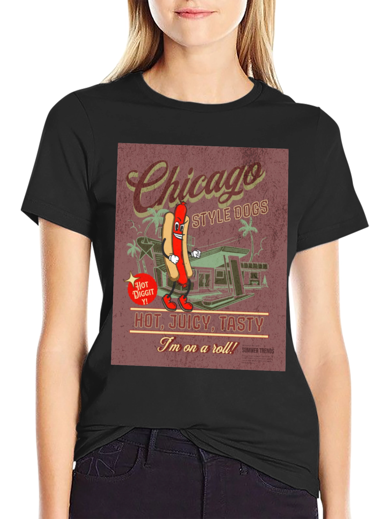 Chicago Style Dogs Graphic T-Shirt