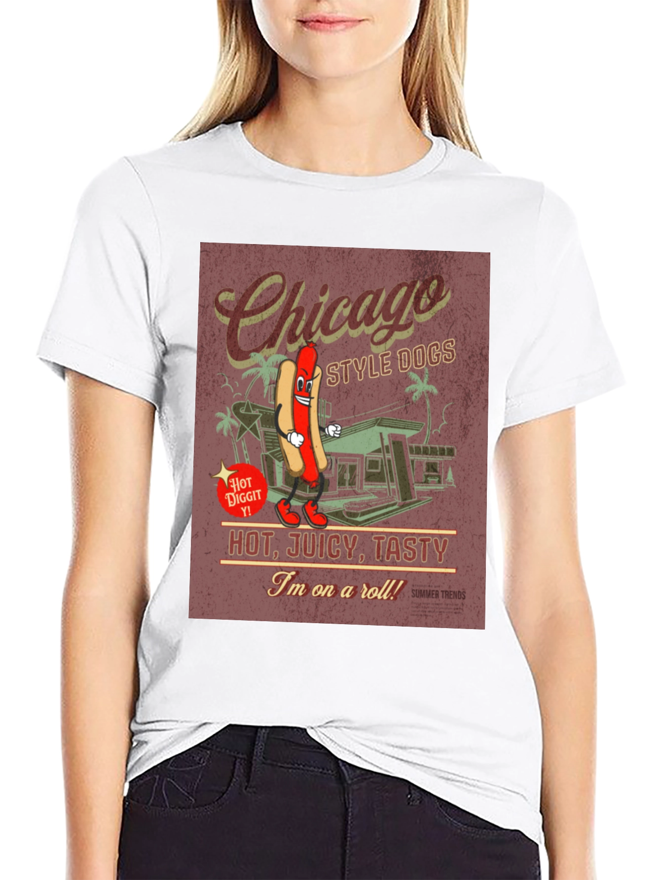 Chicago Style Dogs Graphic T-Shirt