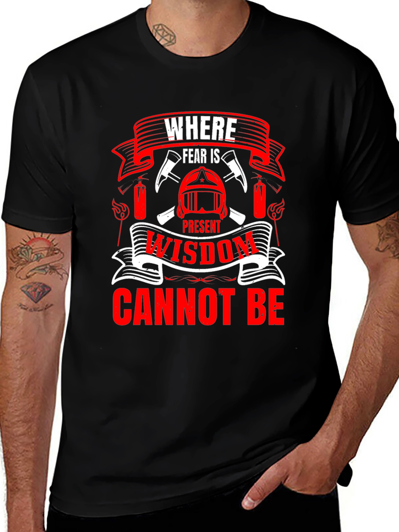 Firefighter Wisdom Graphic Tee