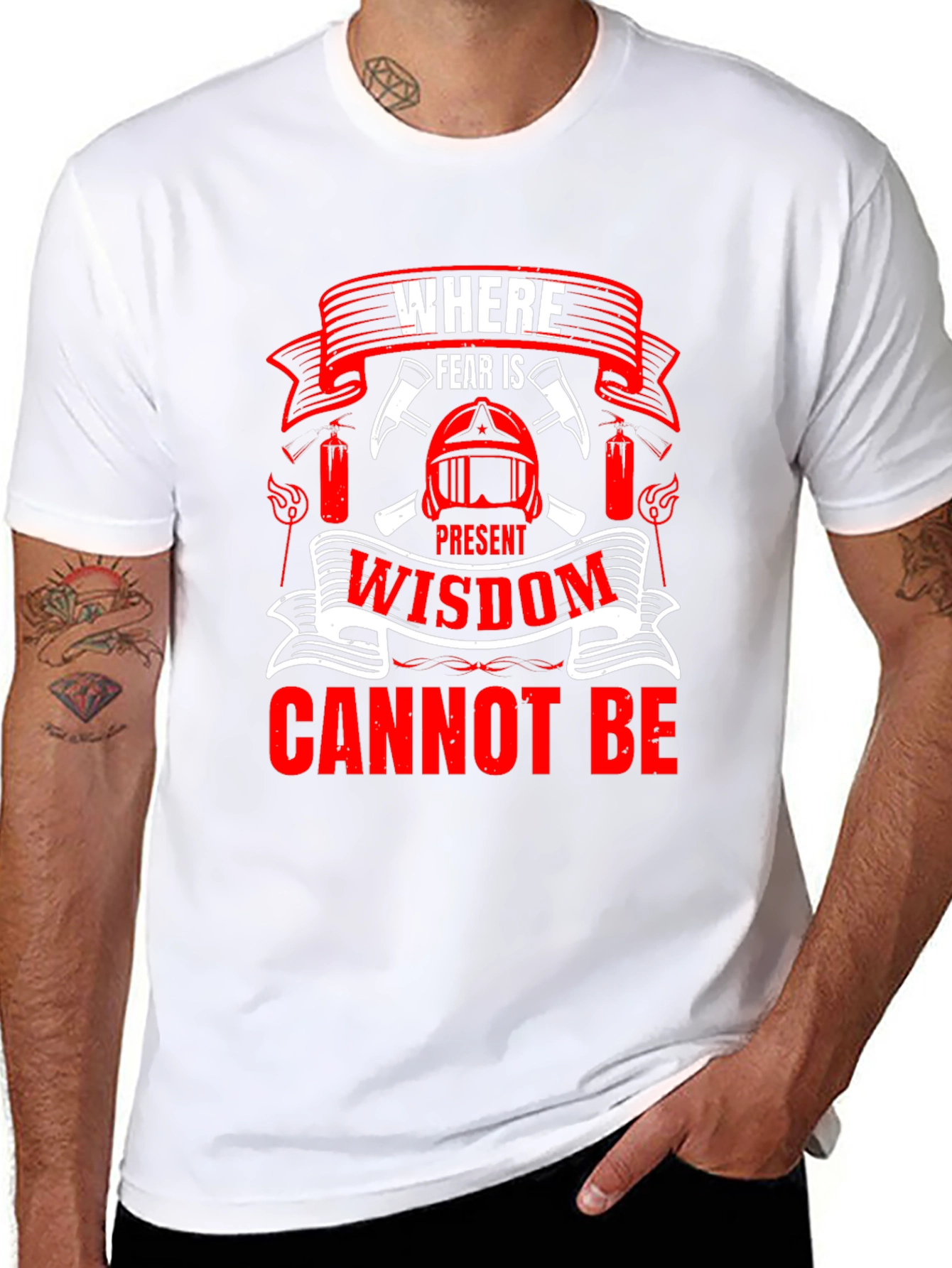 Firefighter Wisdom Graphic Tee