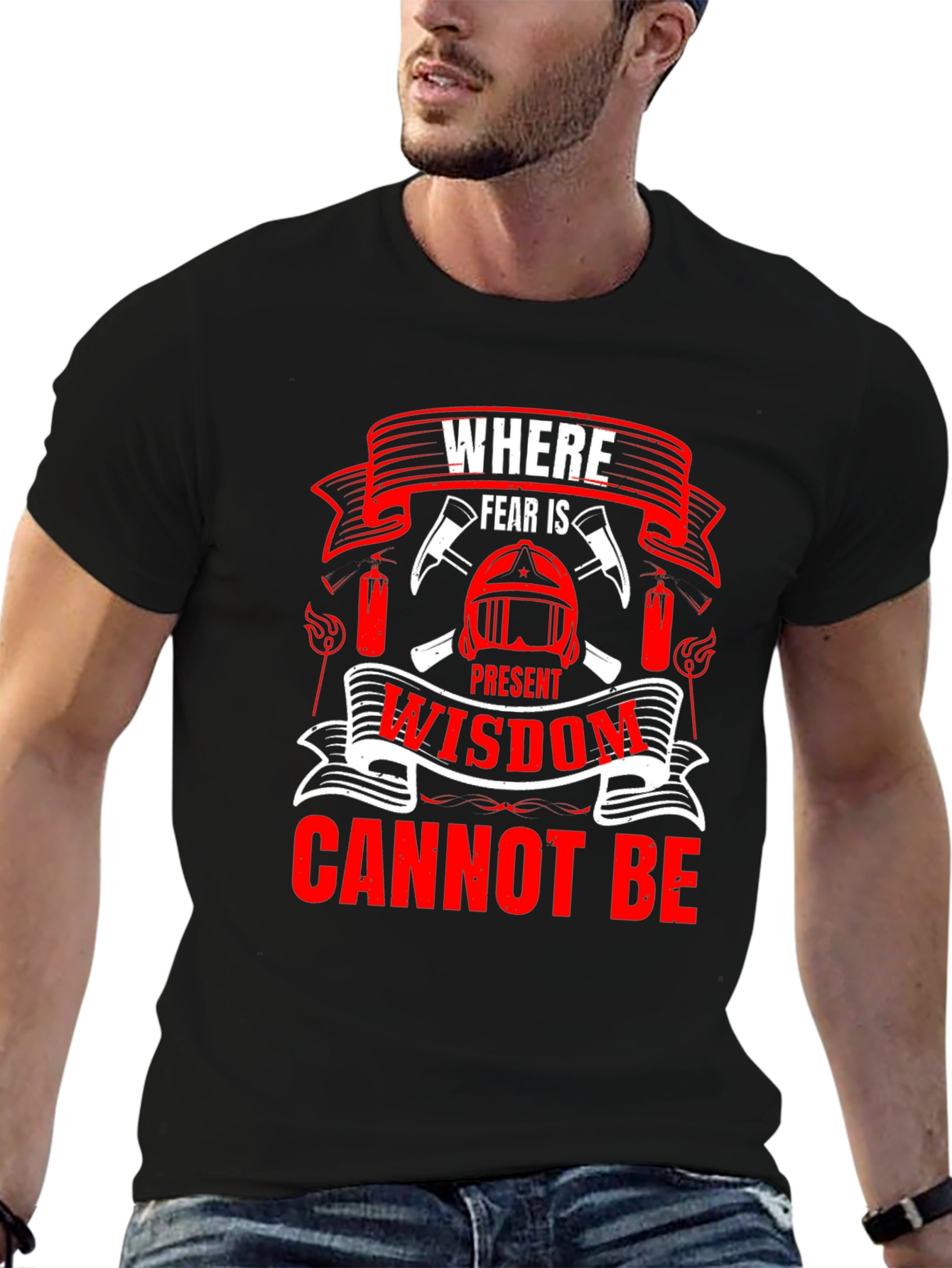 Firefighter Wisdom Graphic Tee