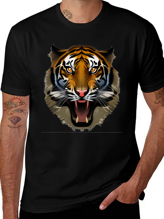 Roaring Tiger Graphic Print Tee
