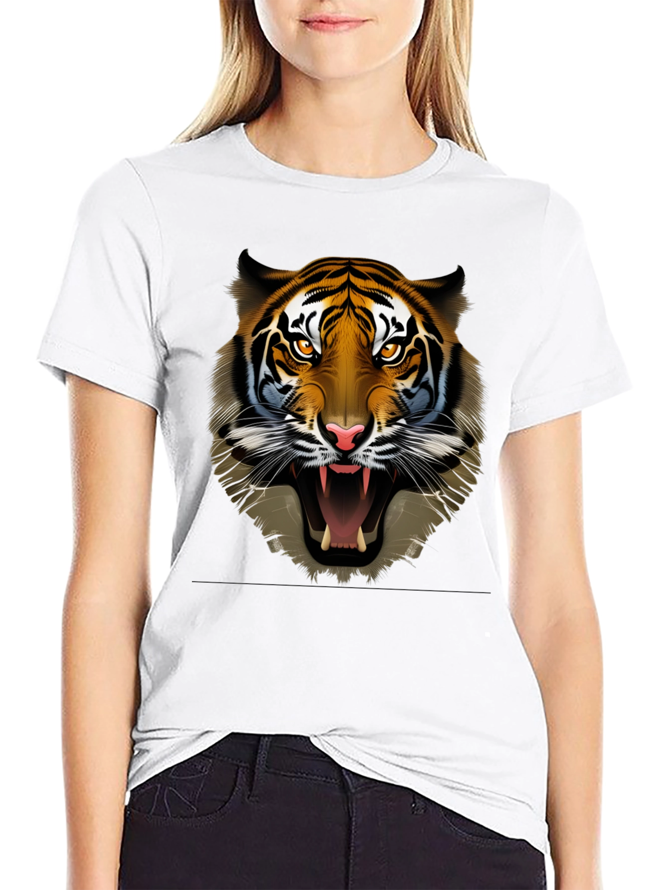 Roaring Tiger Graphic Print Tee