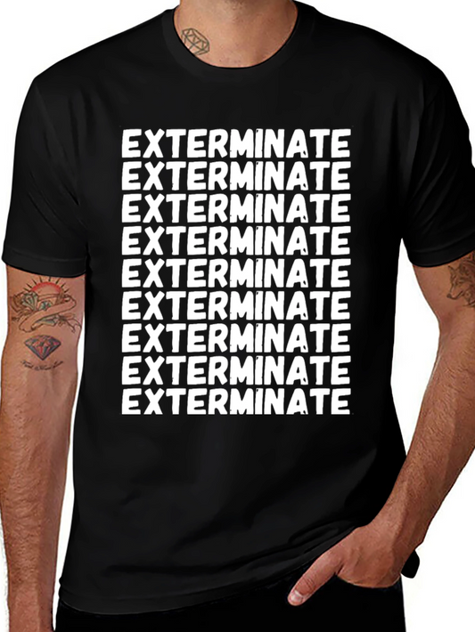 Exterminate T-Shirt - Classic Sci-Fi Fan Apparel