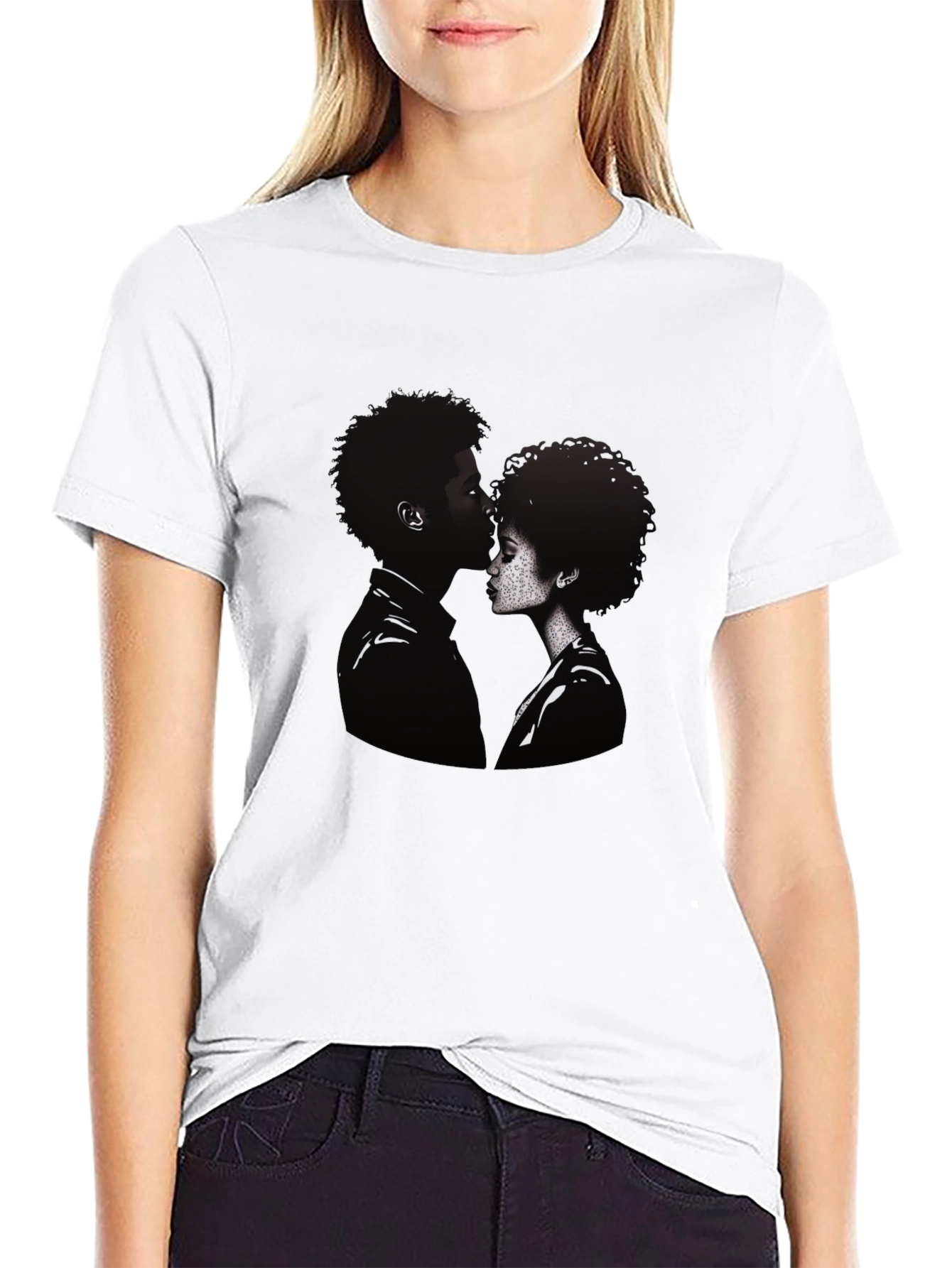 Romantic Afro Art T-Shirt