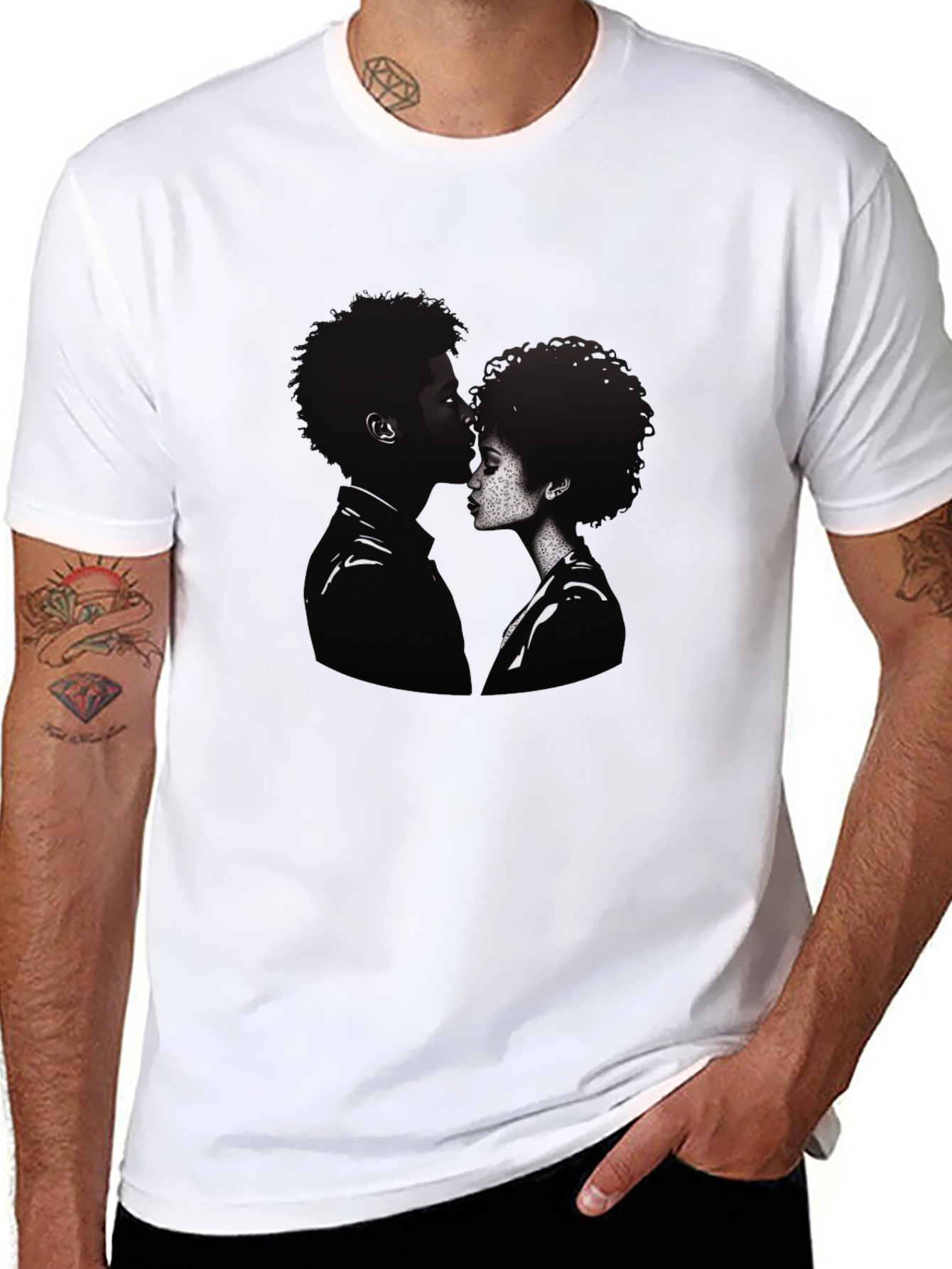 Romantic Afro Art T-Shirt
