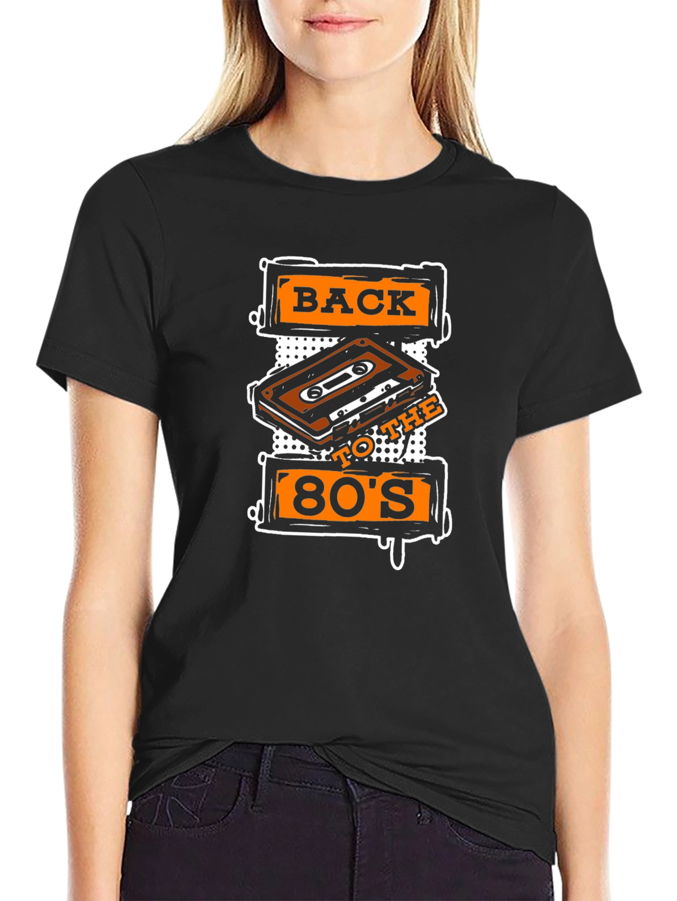 Back to the 80s Cassette Tape Graphic T-Shirt