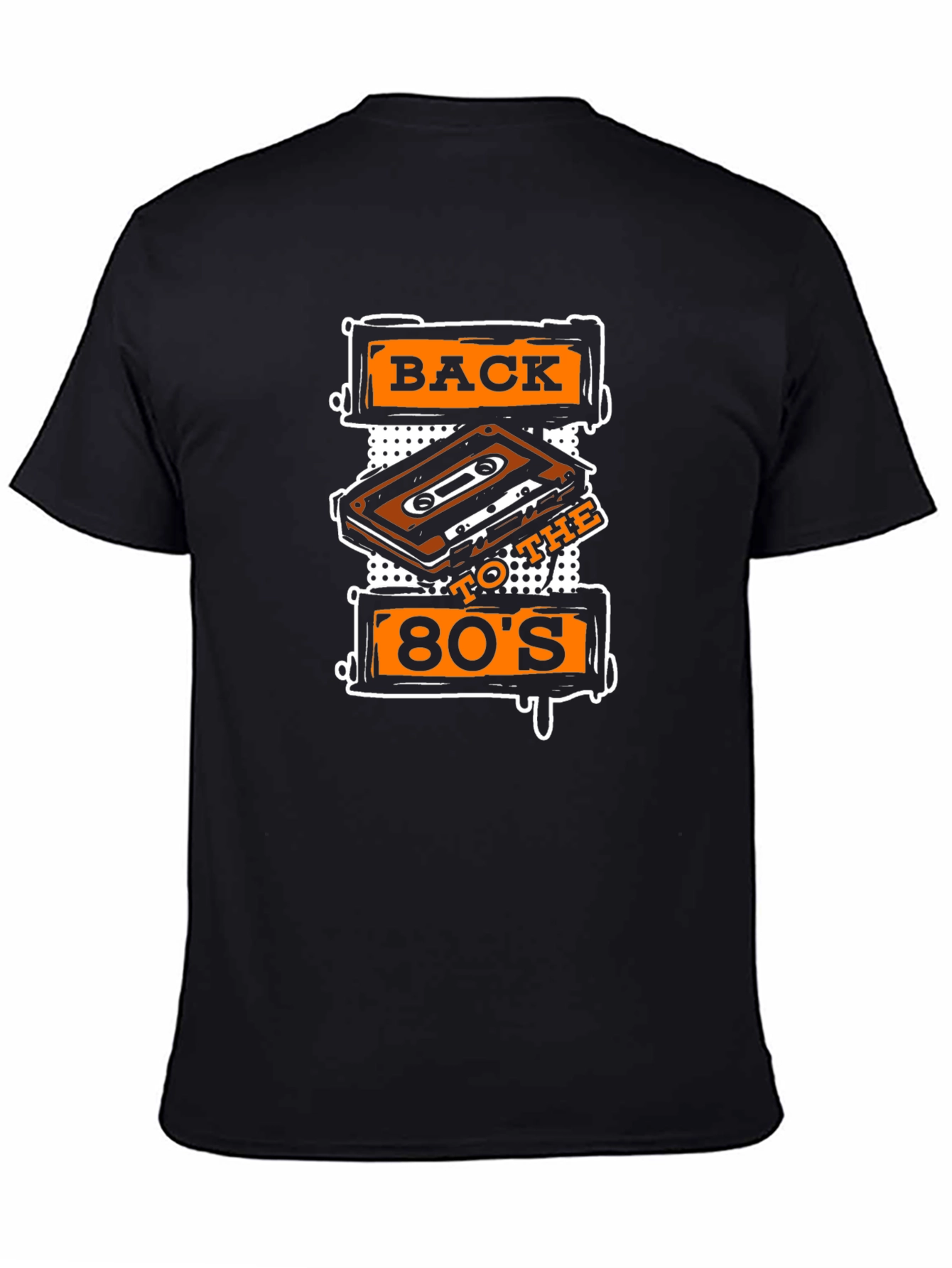 Back to the 80s Cassette Tape Graphic T-Shirt