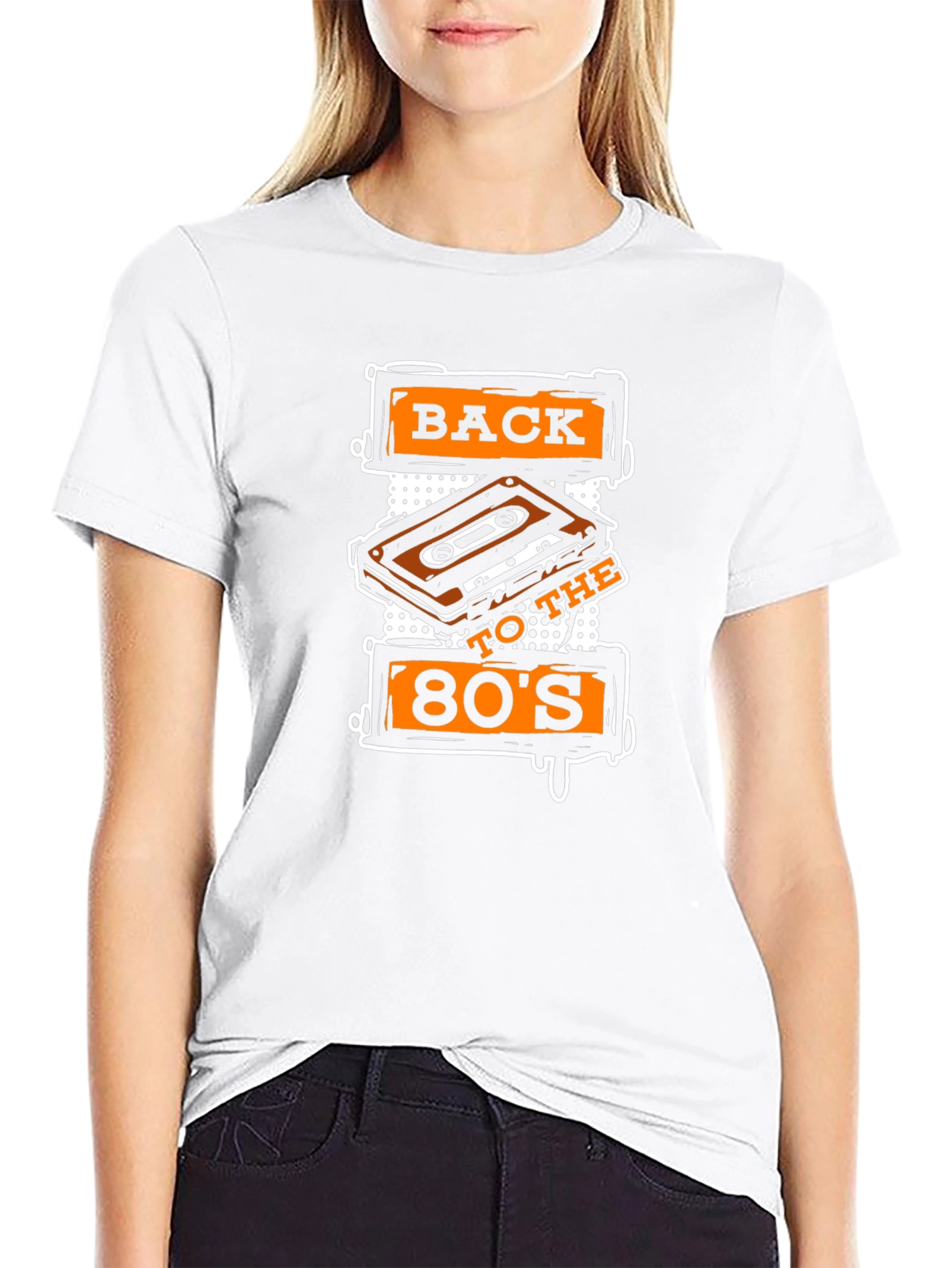 Back to the 80s Cassette Tape Graphic T-Shirt
