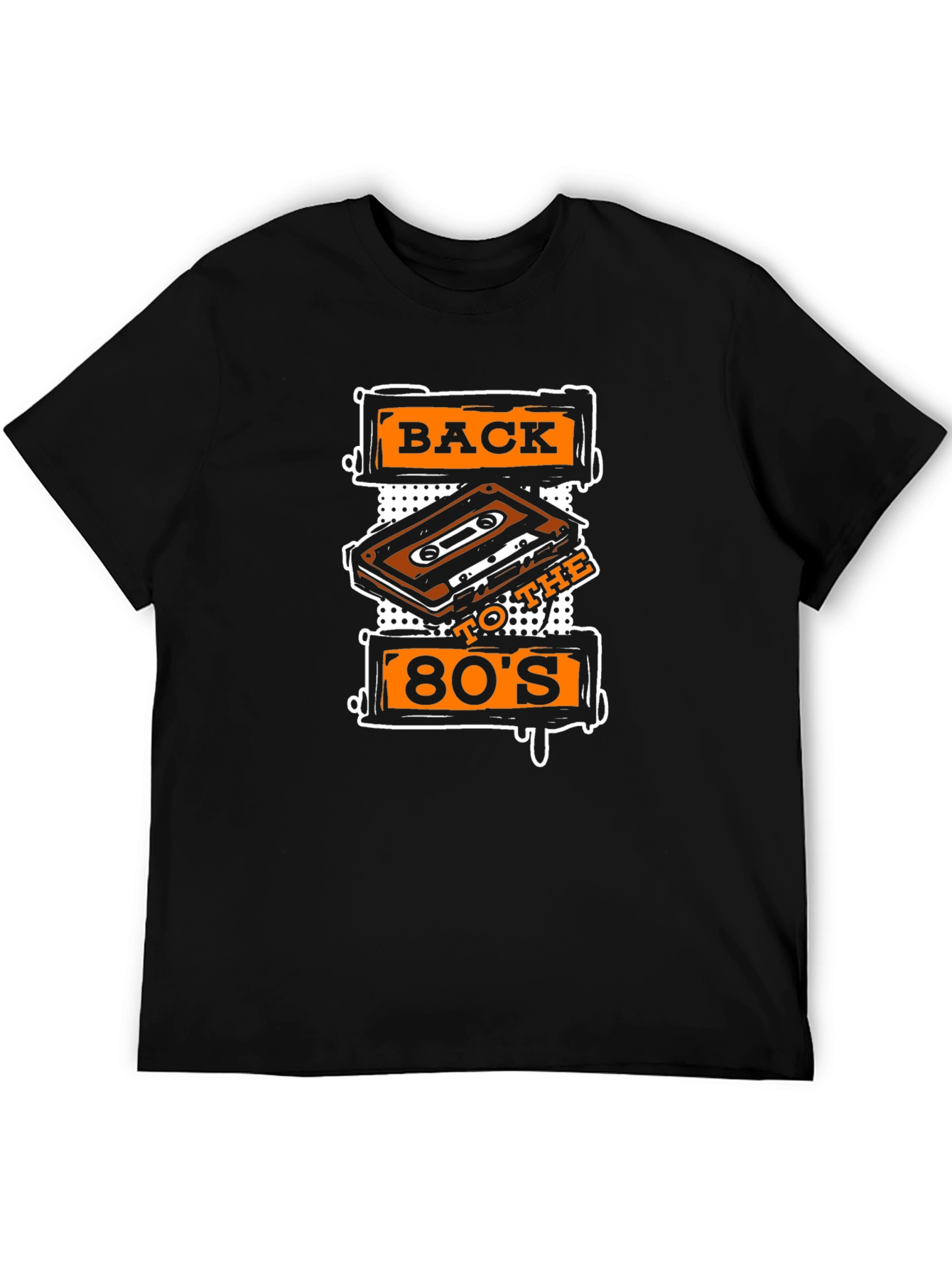 Back to the 80s Cassette Tape Graphic T-Shirt