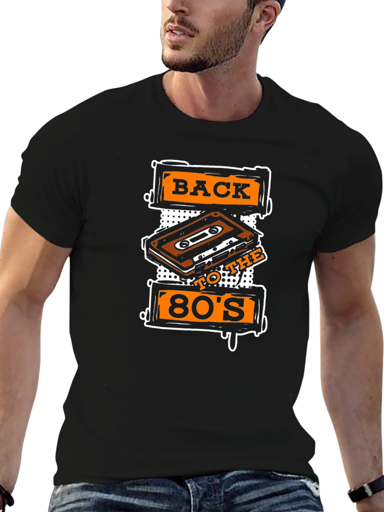 Back to the 80s Cassette Tape Graphic T-Shirt