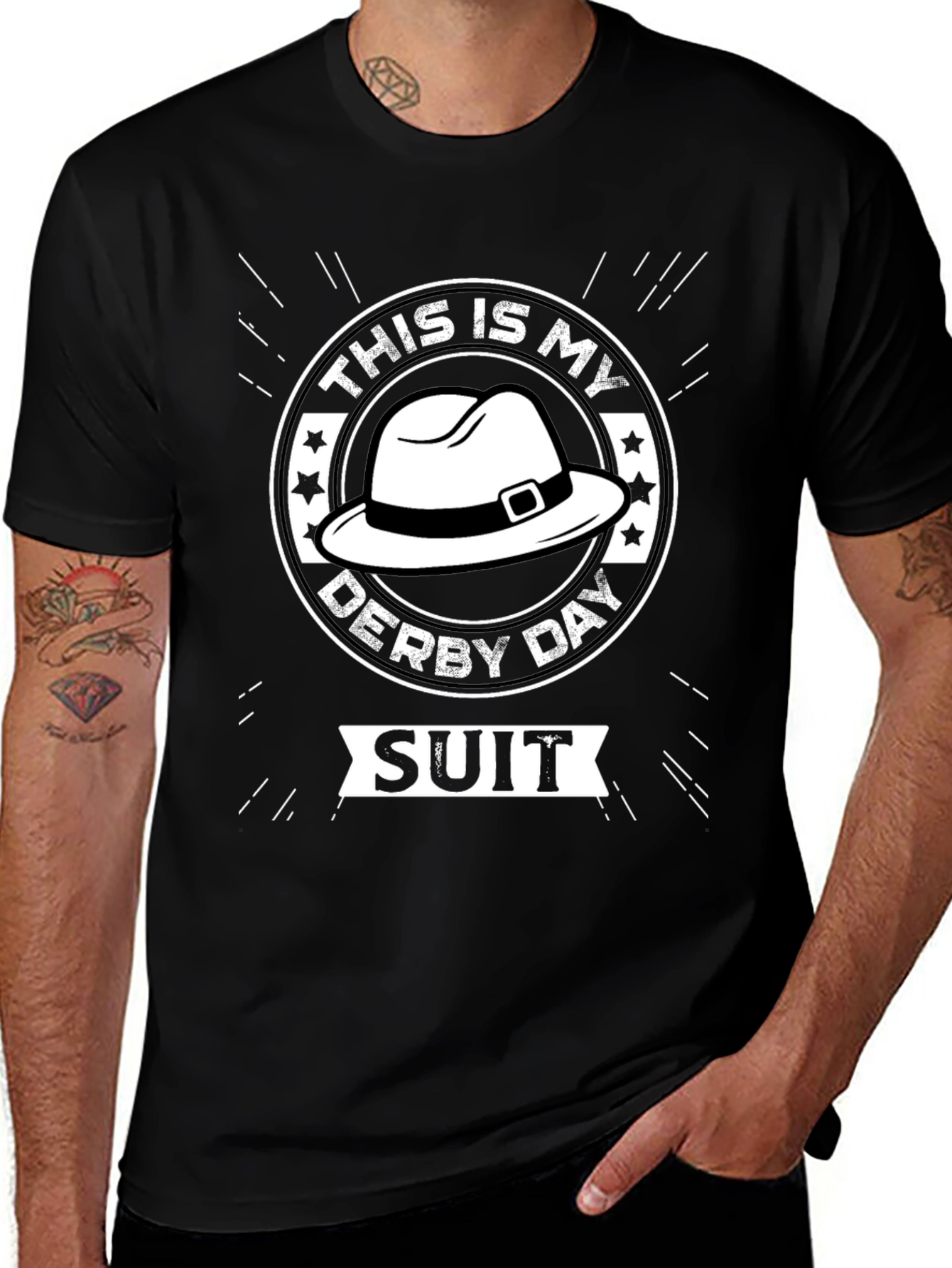 Derby Day Suit T-Shirt - Novelty Apparel