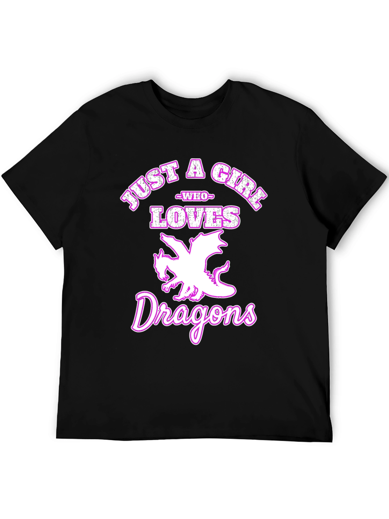 Just a Girl Who Loves Dragons T-Shirt