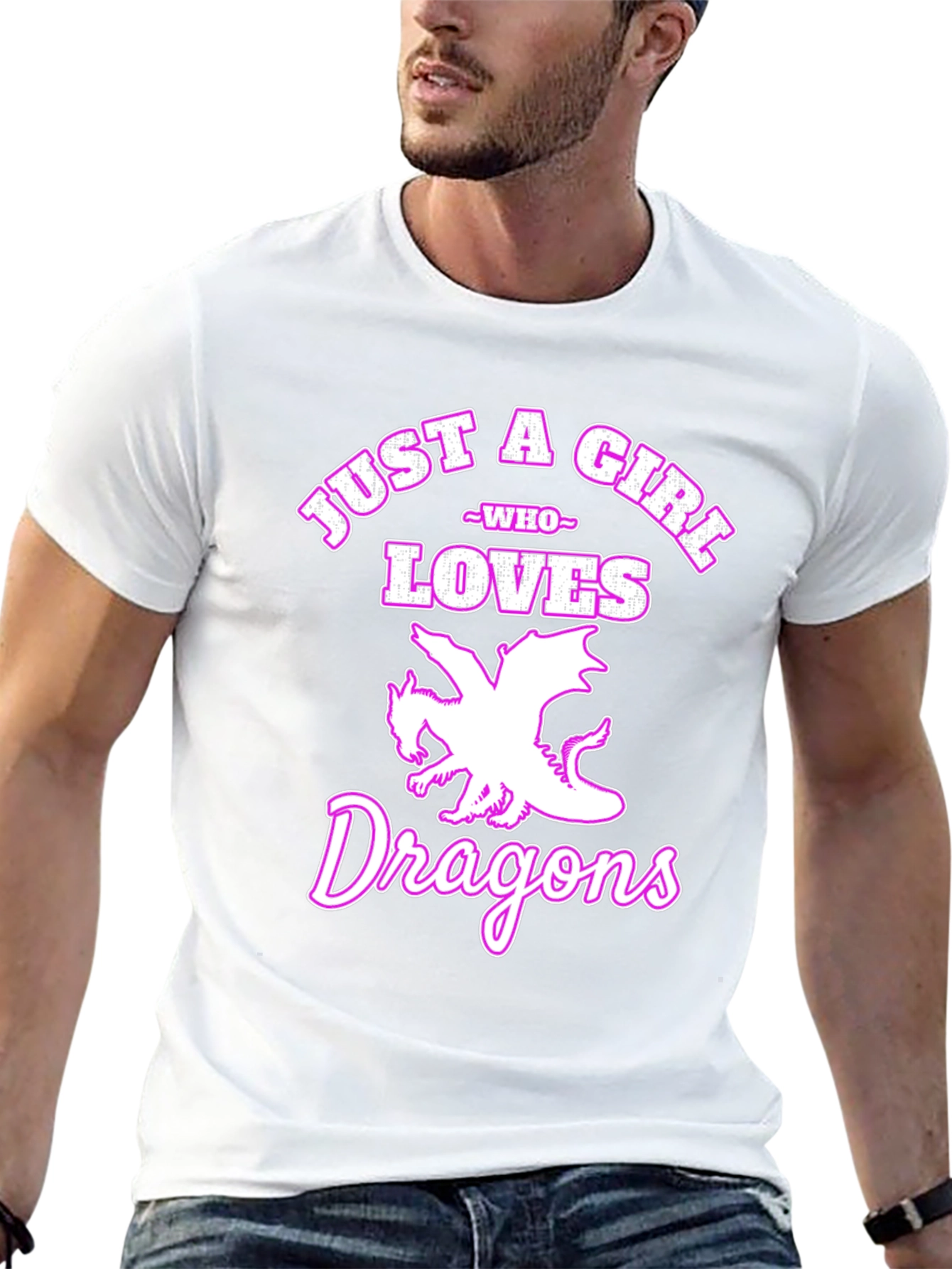Just a Girl Who Loves Dragons T-Shirt