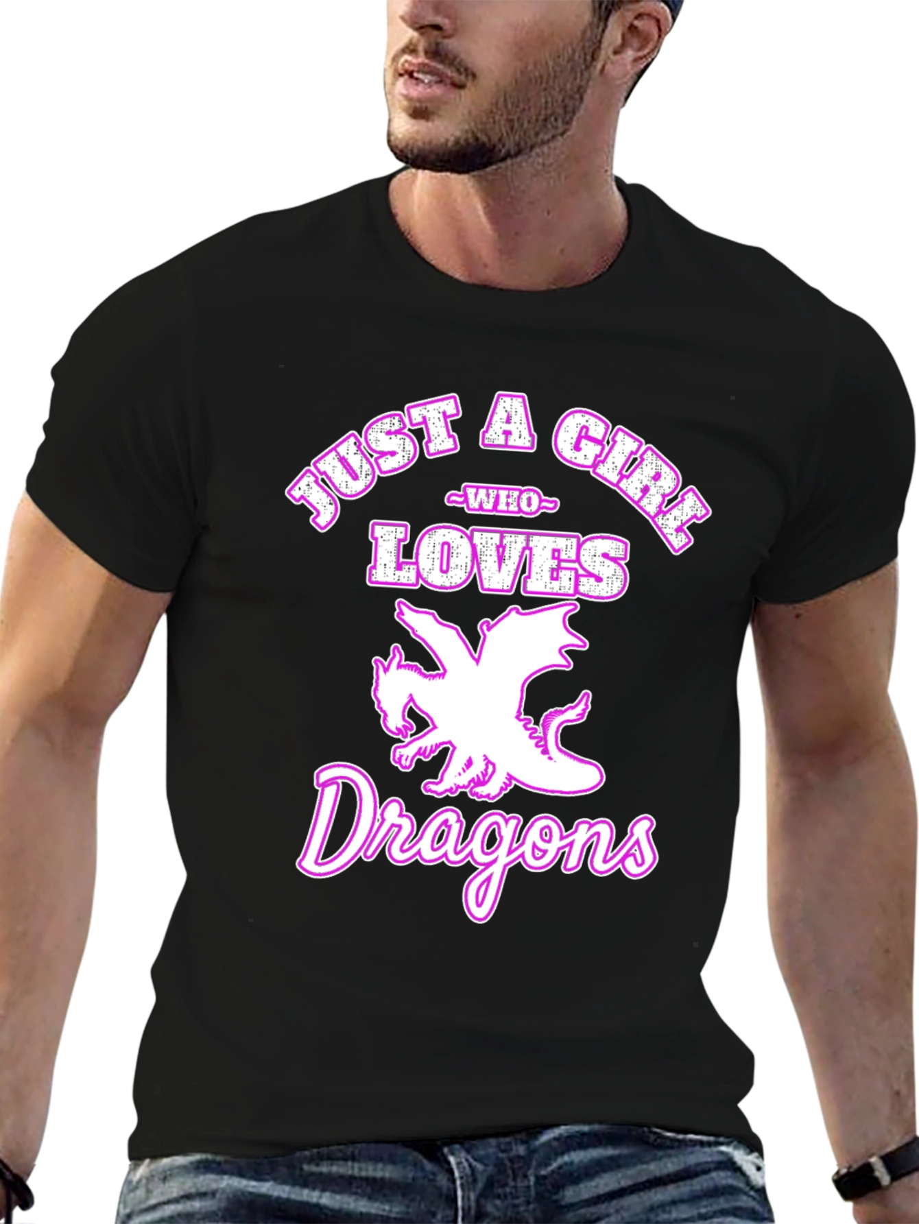 Just a Girl Who Loves Dragons T-Shirt