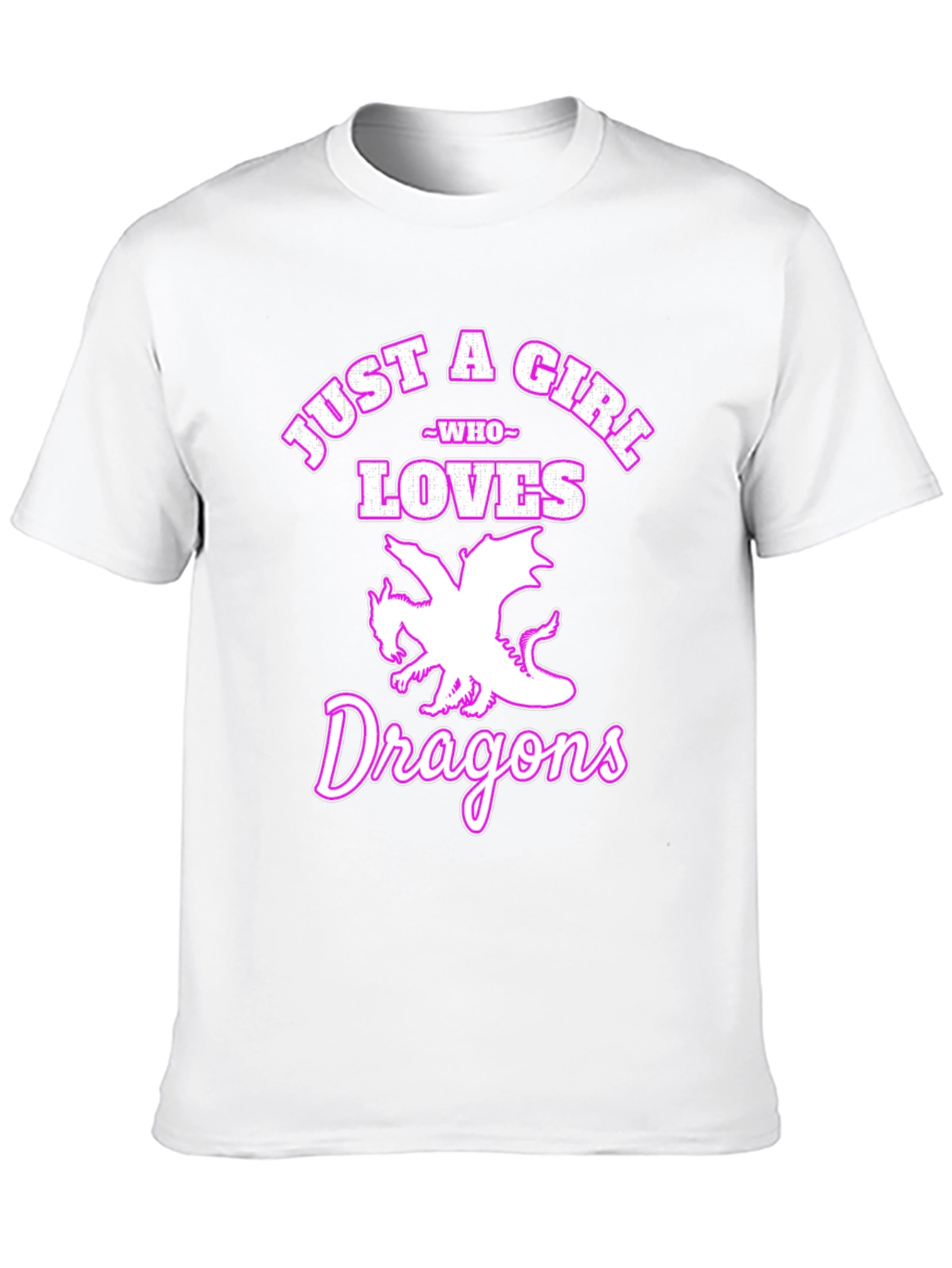 Just a Girl Who Loves Dragons T-Shirt